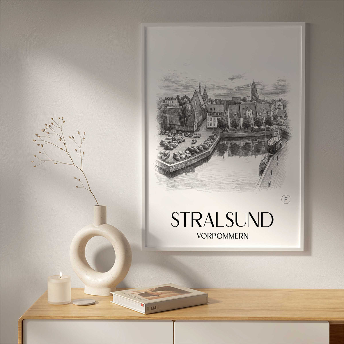 stralsund-vorpommern-deutschland-poster-bleistift-zeichnung-drawing