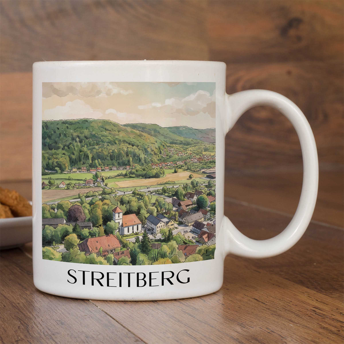 streitberg-fränkische-schweiz-deutschland-kaffeebecher-aquarell