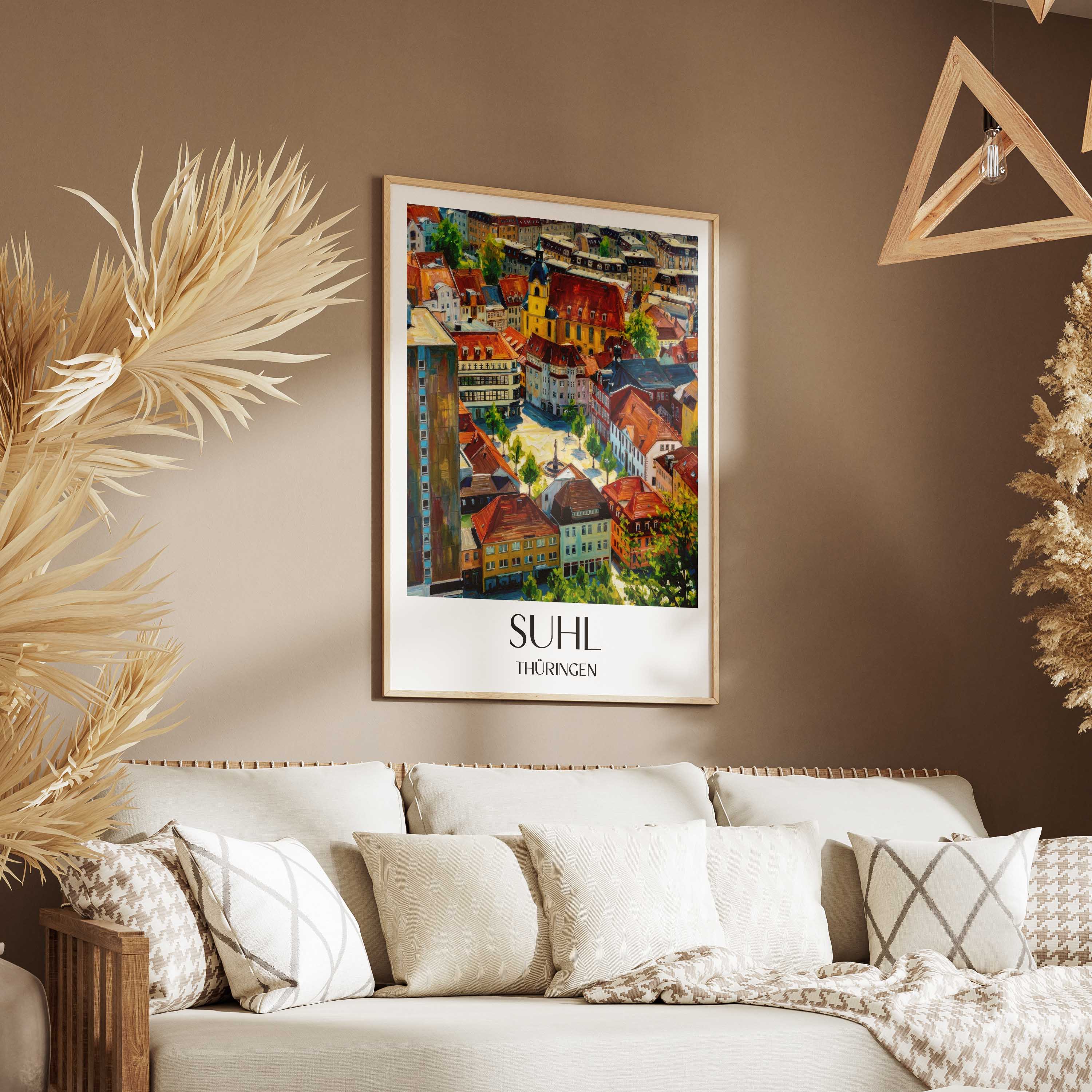 suhl-thüringen-deutschland-poster-oil-painting-oelgemaelde