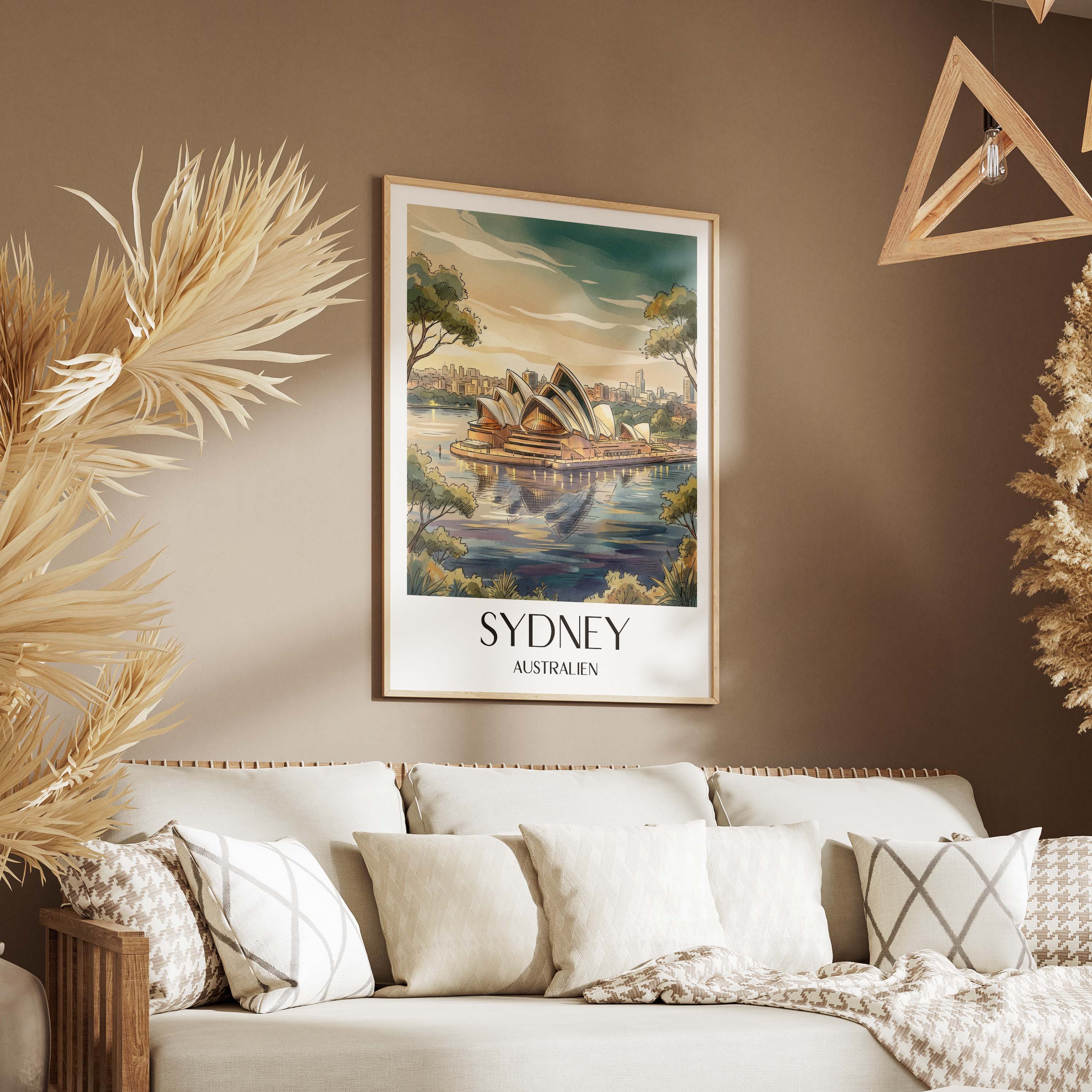 sydney-australien-poster-aquarell