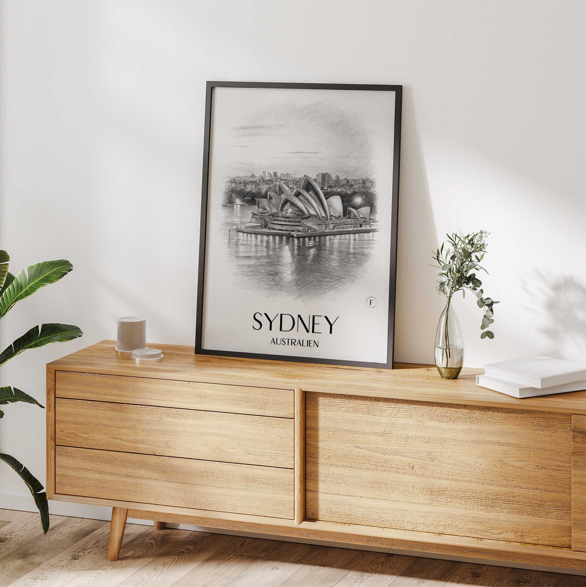 sydney-australien-poster-bleistift-zeichnung-drawing