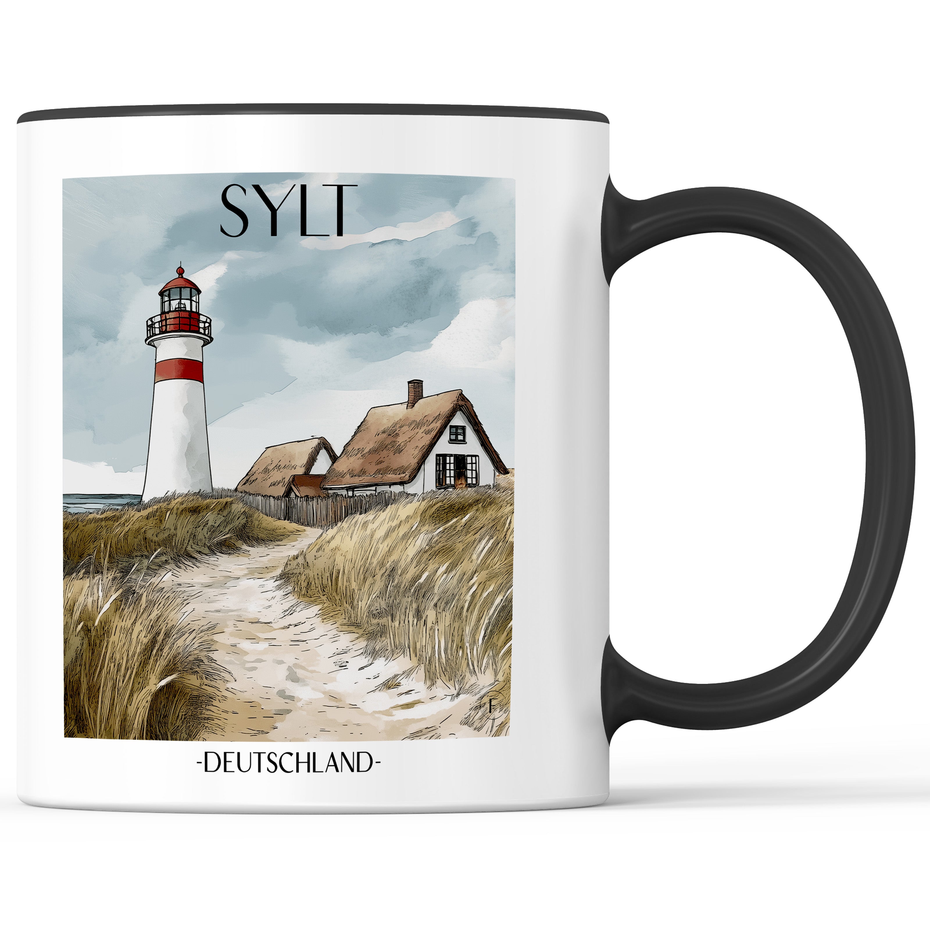 sylt-deutschland-einkaufstasche-aquarell