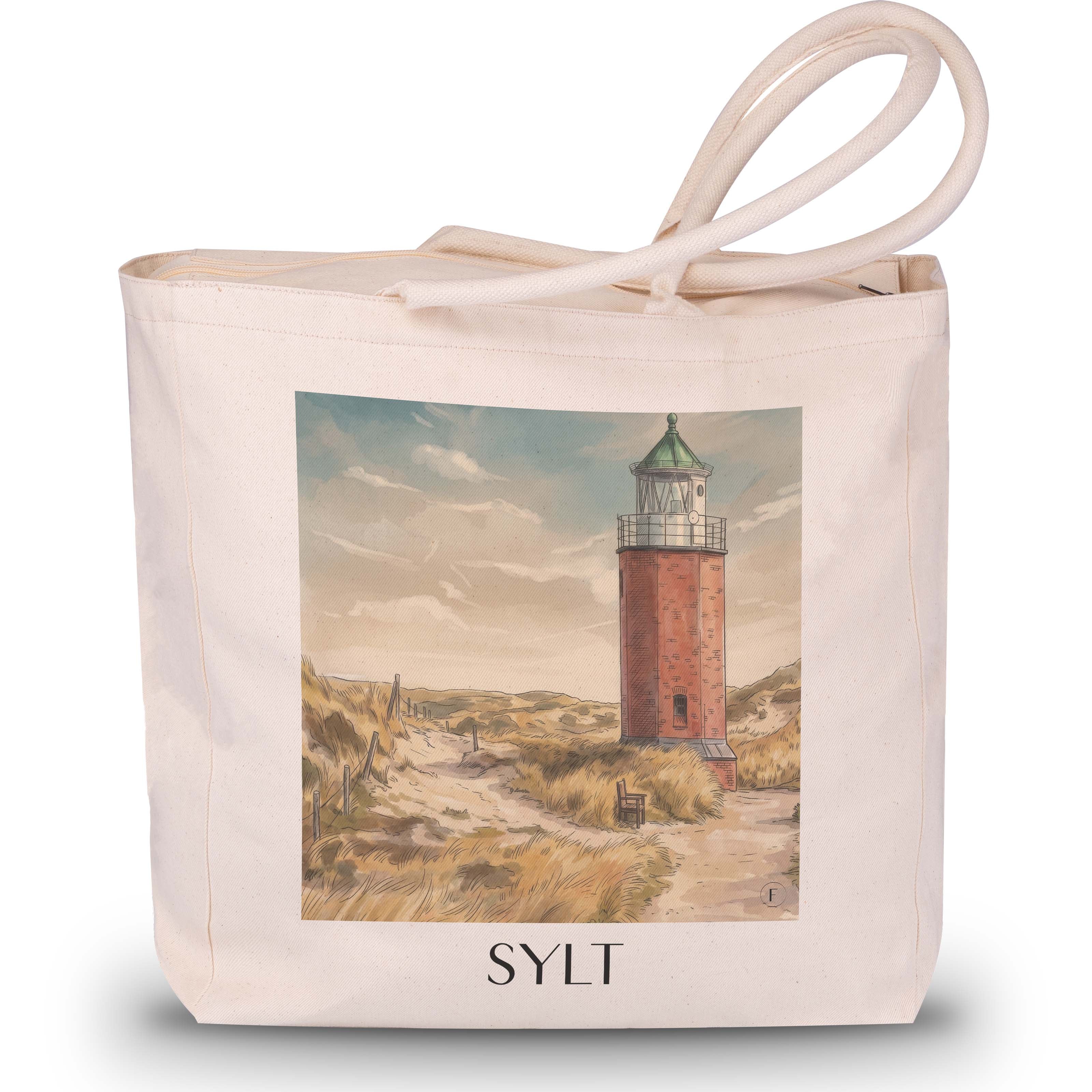 sylt-deutschland-einkaufstasche-aquarell