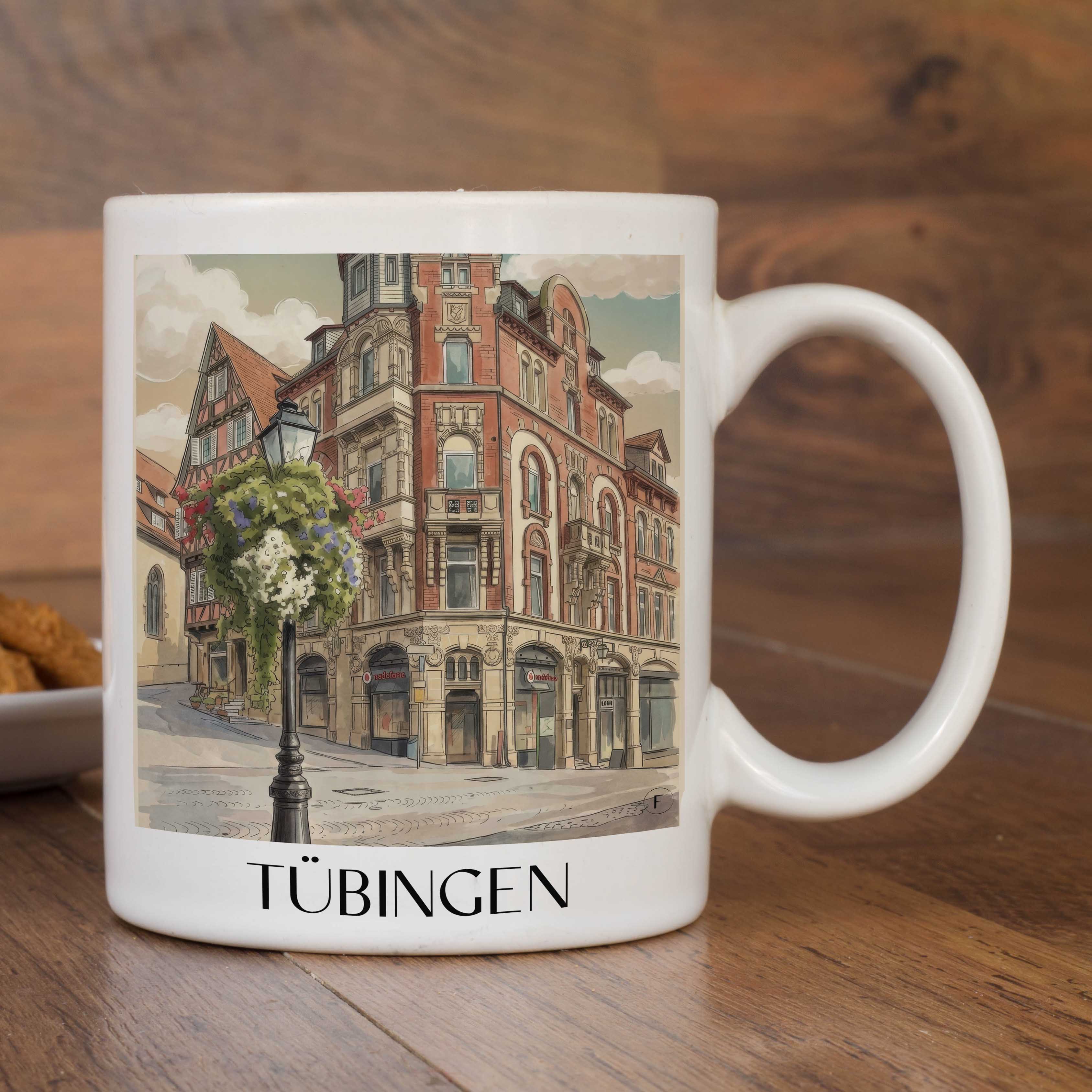 tübingen-deutschland-kaffeebecher-aquarell