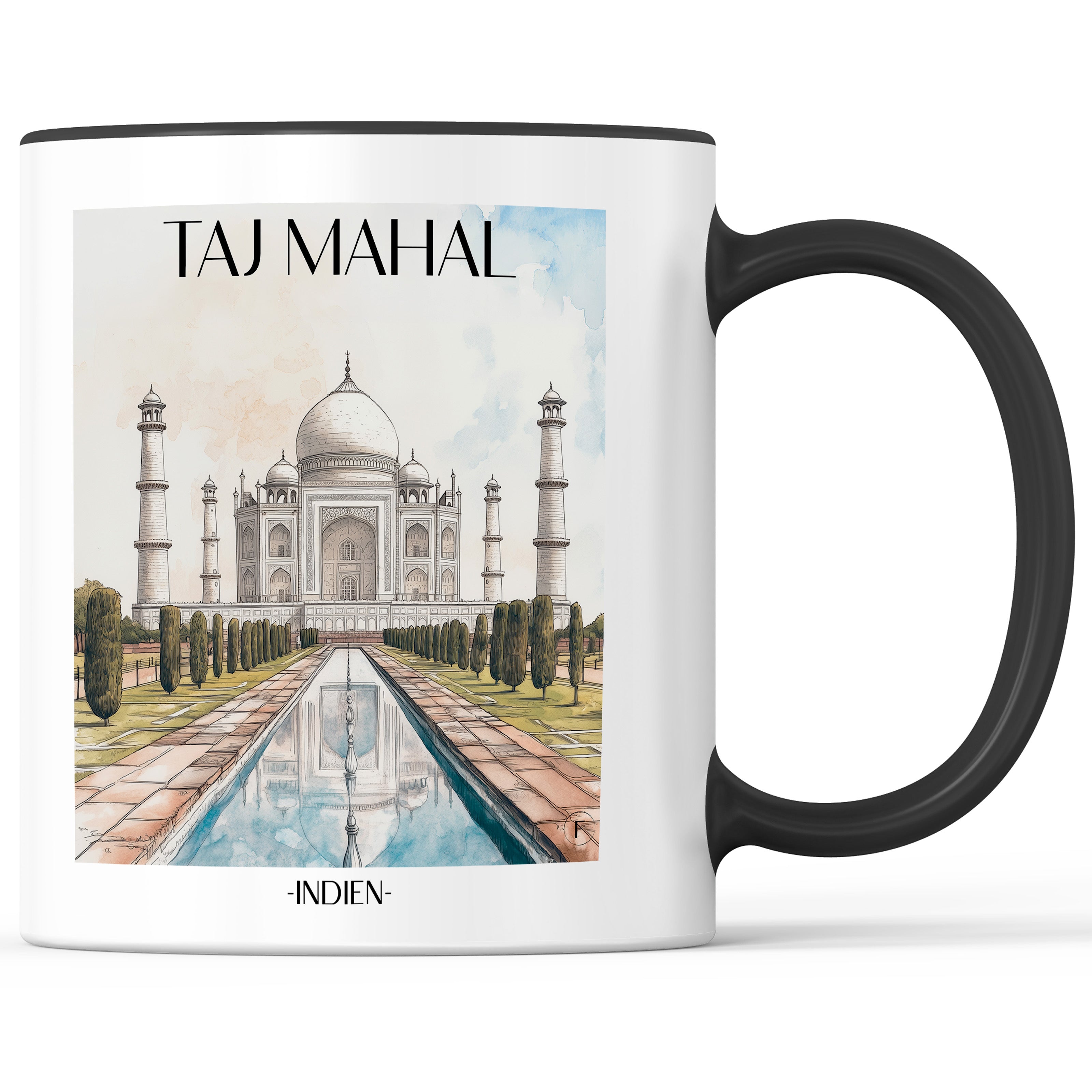 taj-mahal-indien-einkaufstasche-aquarell