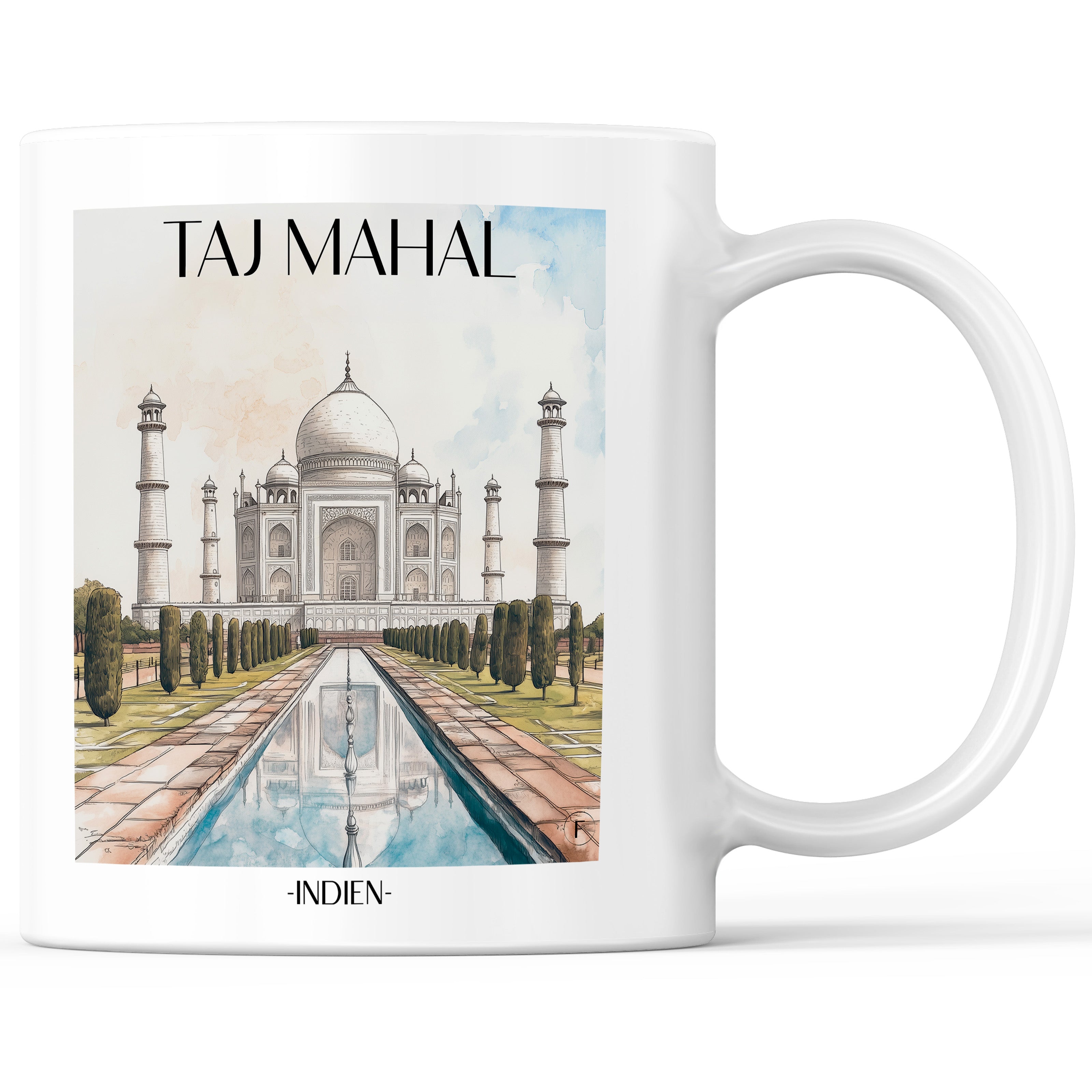 taj-mahal-indien-einkaufstasche-aquarell