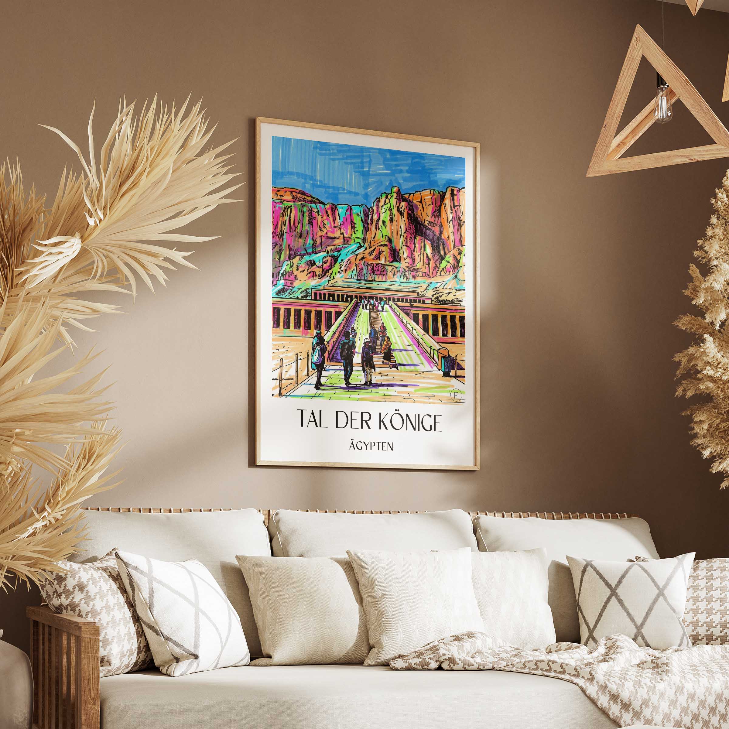 tal-der-könige-ägypten-poster-graffiti