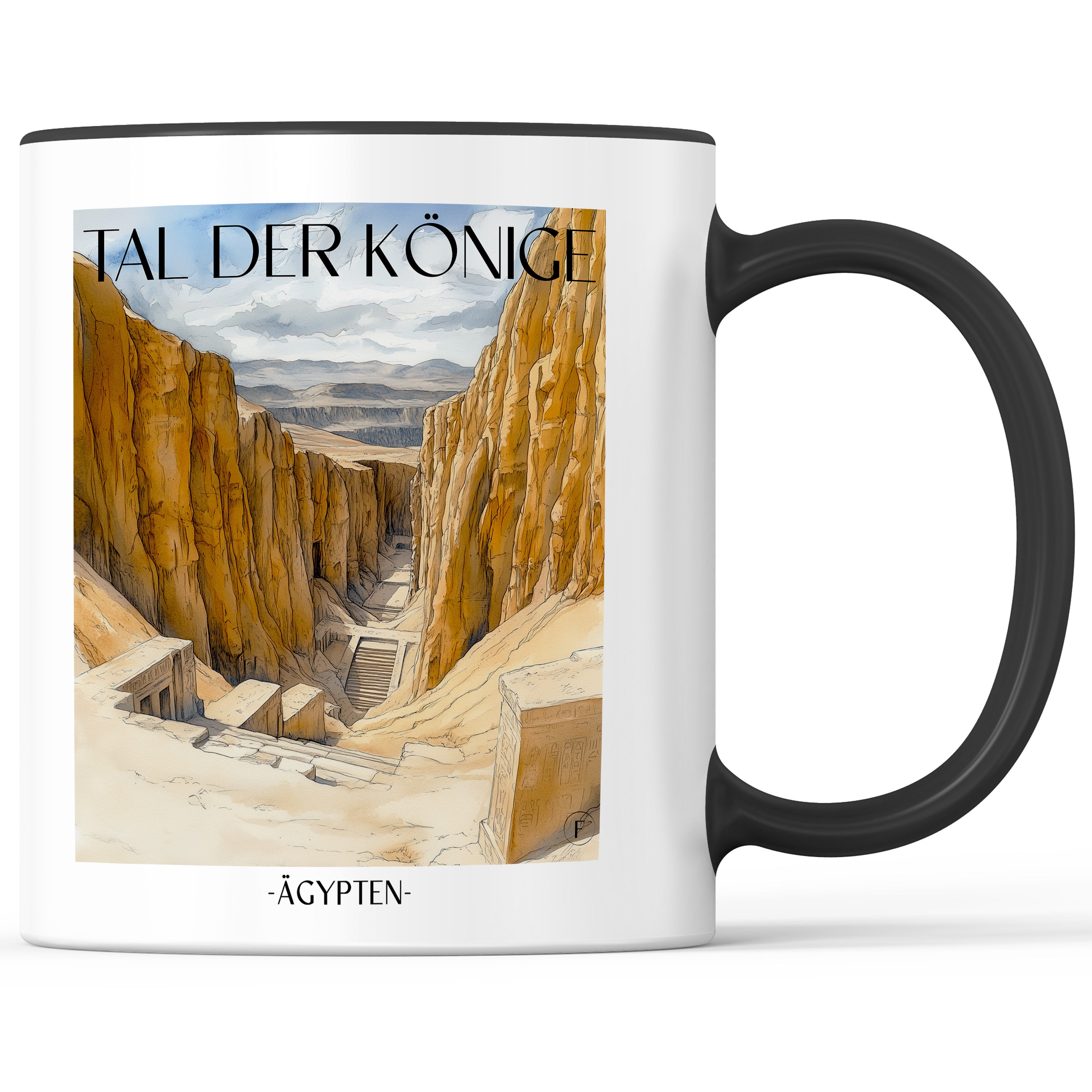 tal-der-könige,-ägypten-ägypten-einkaufstasche-aquarell