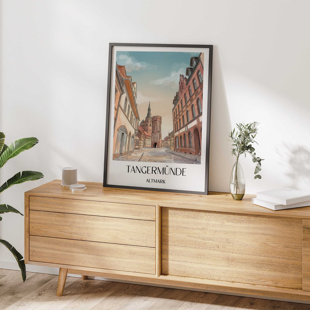 tangermünde-altmark-deutschland-poster-aquarell