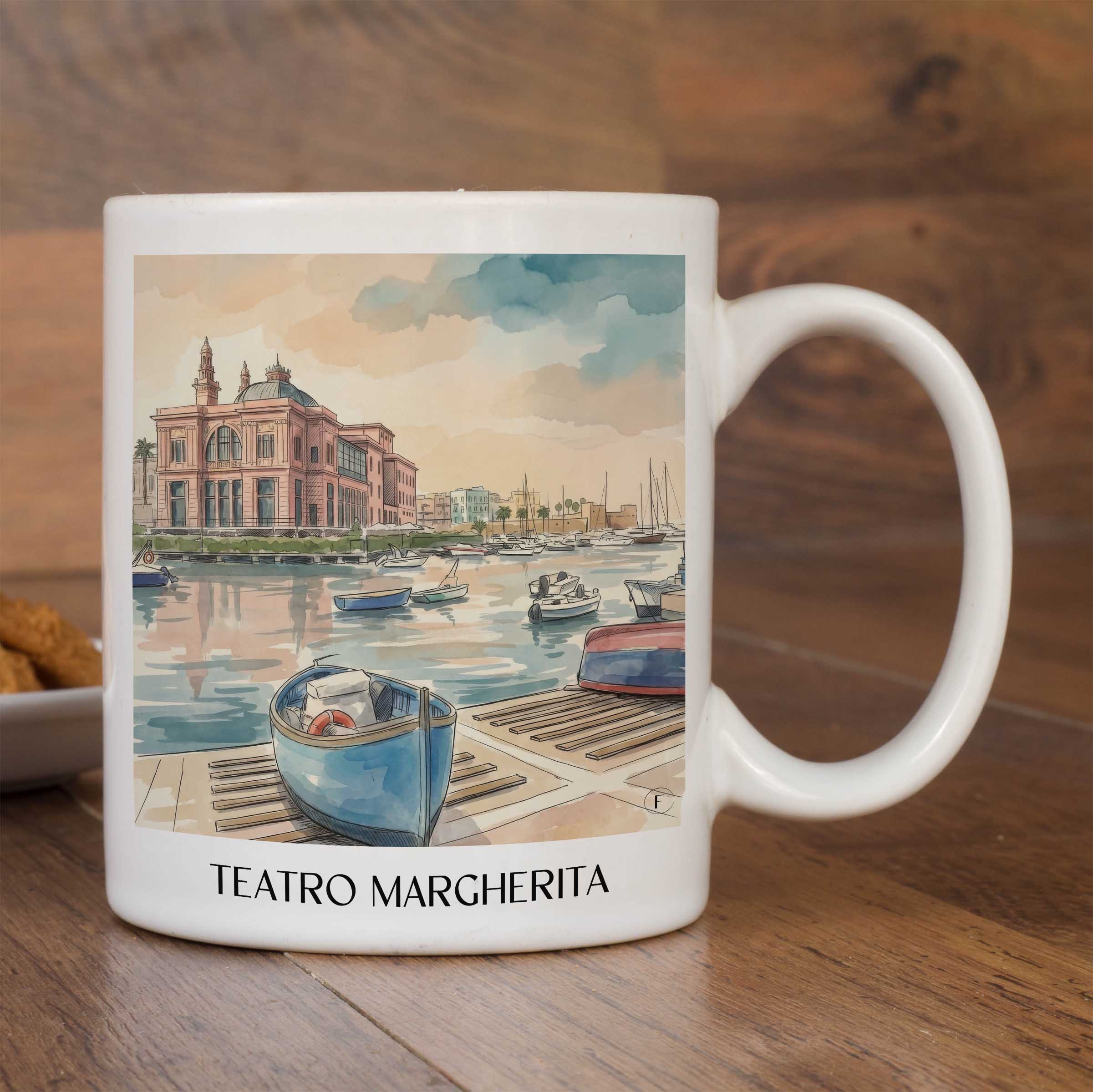 teatro-margherita-bari-italien-kaffeebecher-aquarell