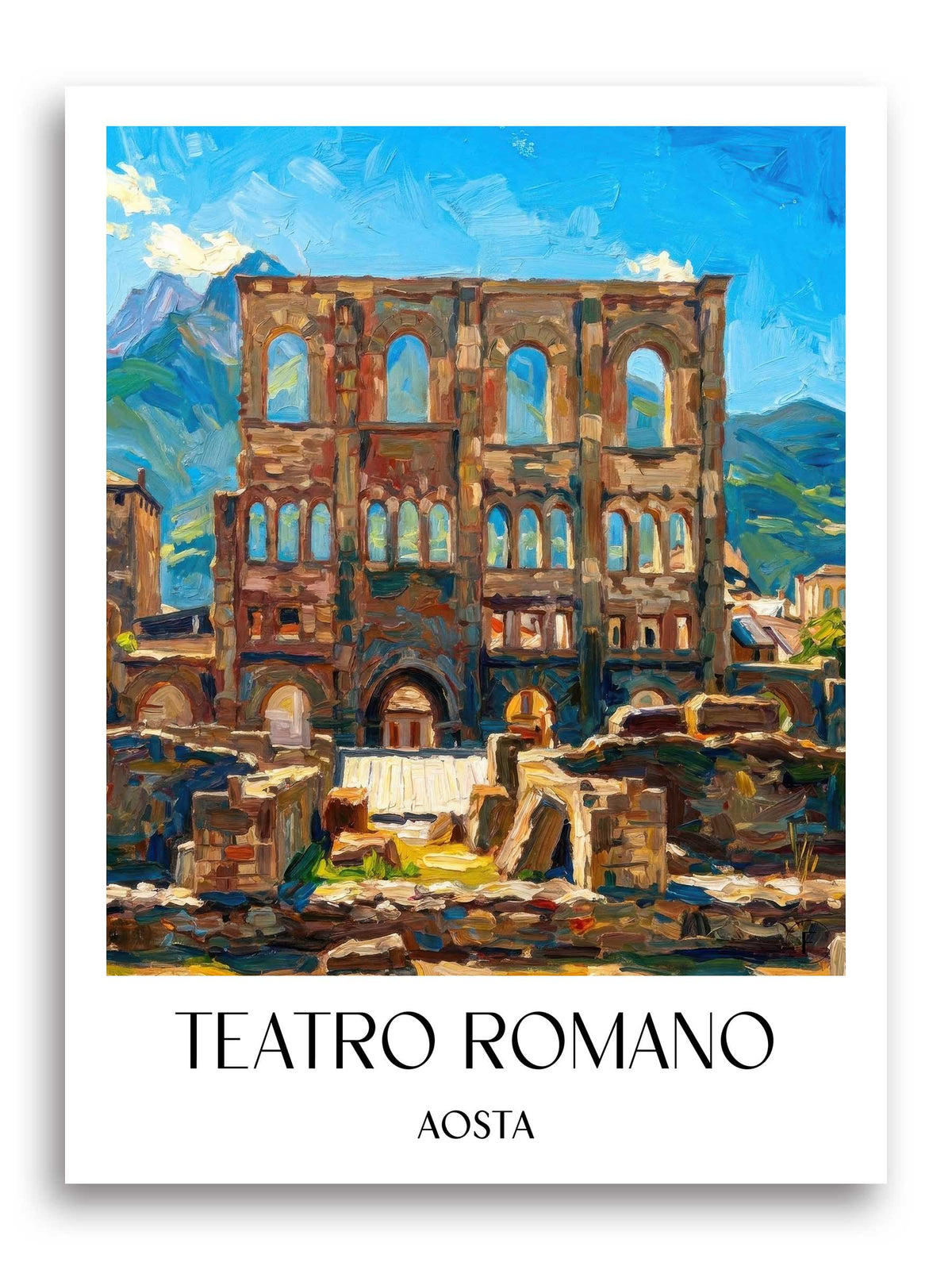 teatro-romano-aosta-italien-poster-oil-painting-oelgemaelde