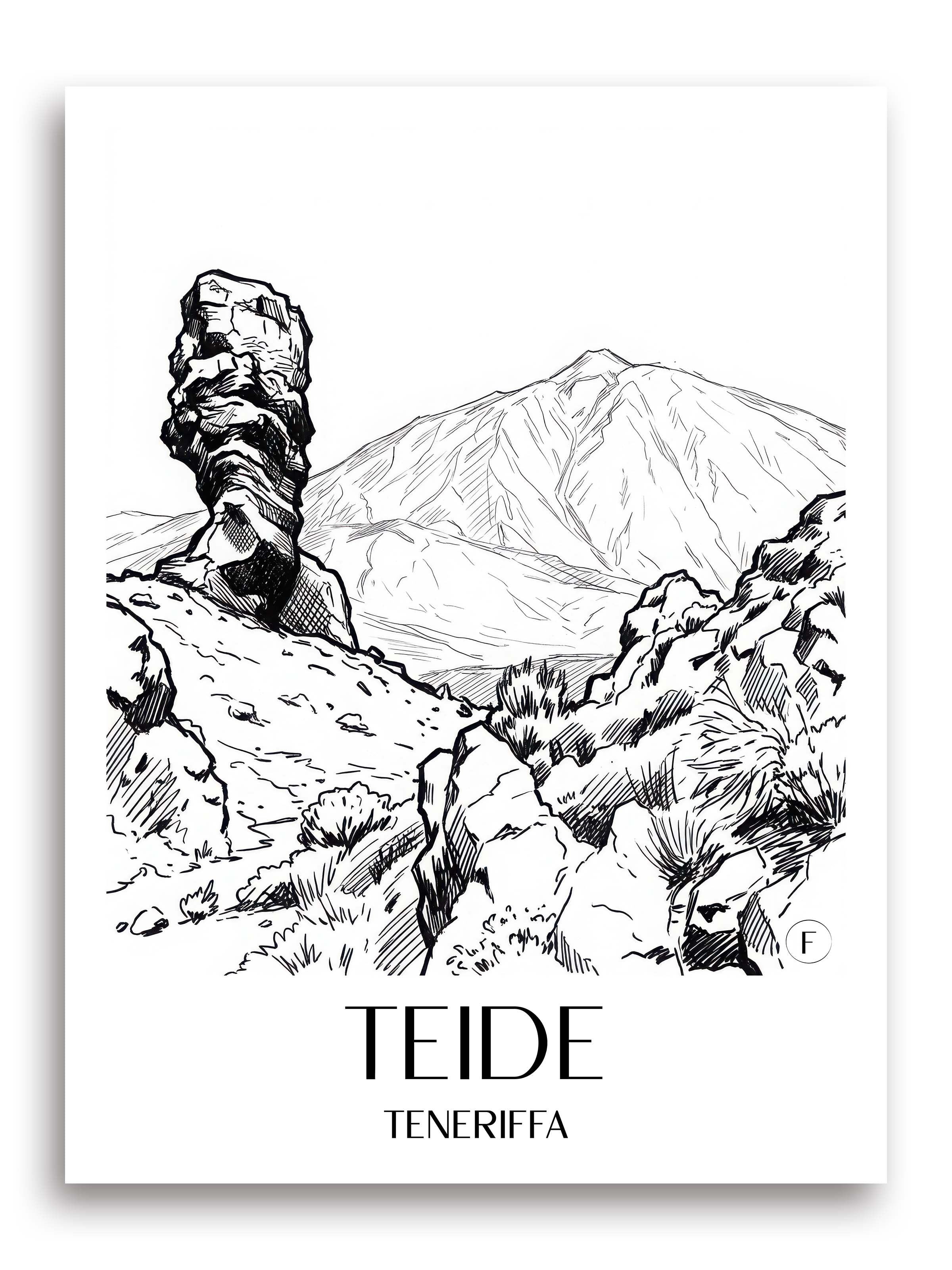 teide-teneriffa-spanien-poster-skizze