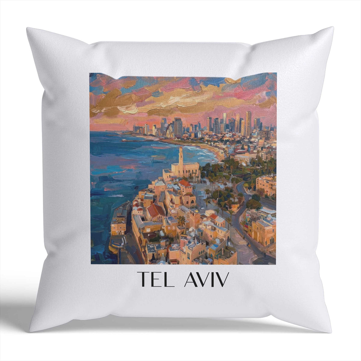 tel-aviv-israel-israel-kissenbezug-oil-painting-oelgemaelde