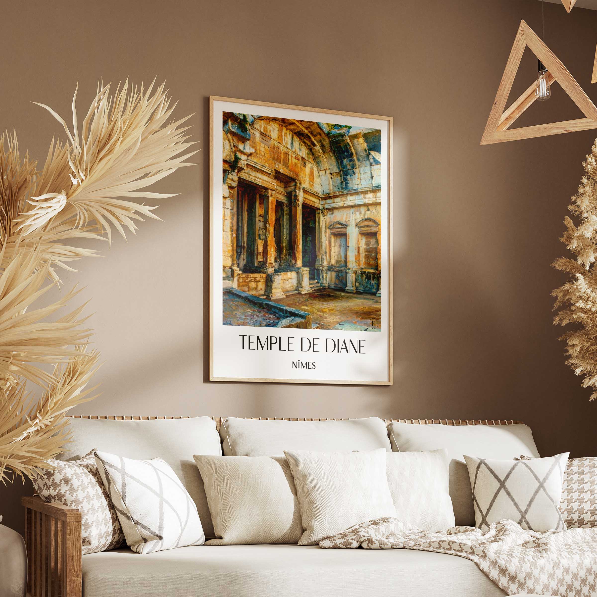 temple-de-diane-nîmes-frankreich-poster-oil-painting-oelgemaelde