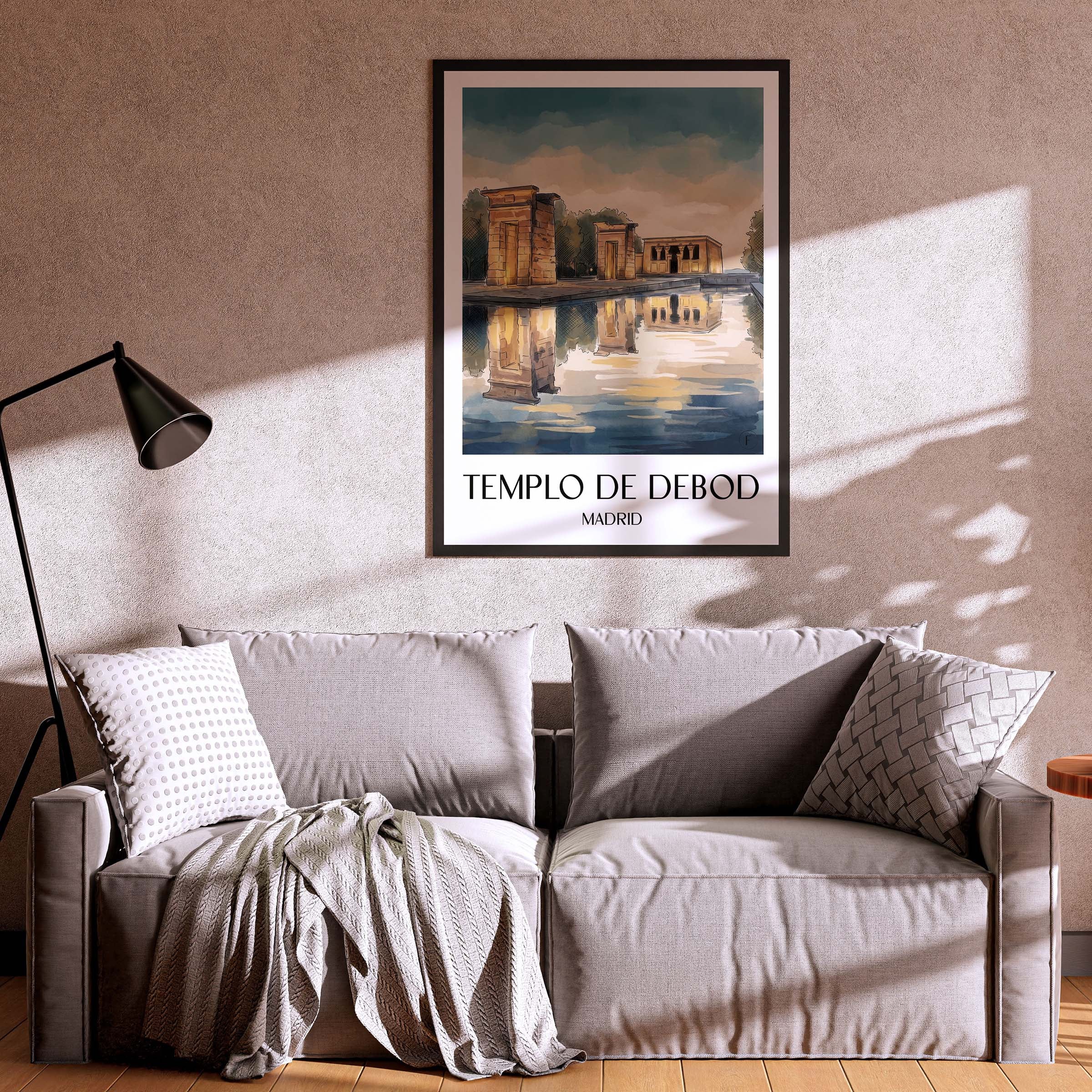templo-de-debod-madrid-spanien-poster-aquarell