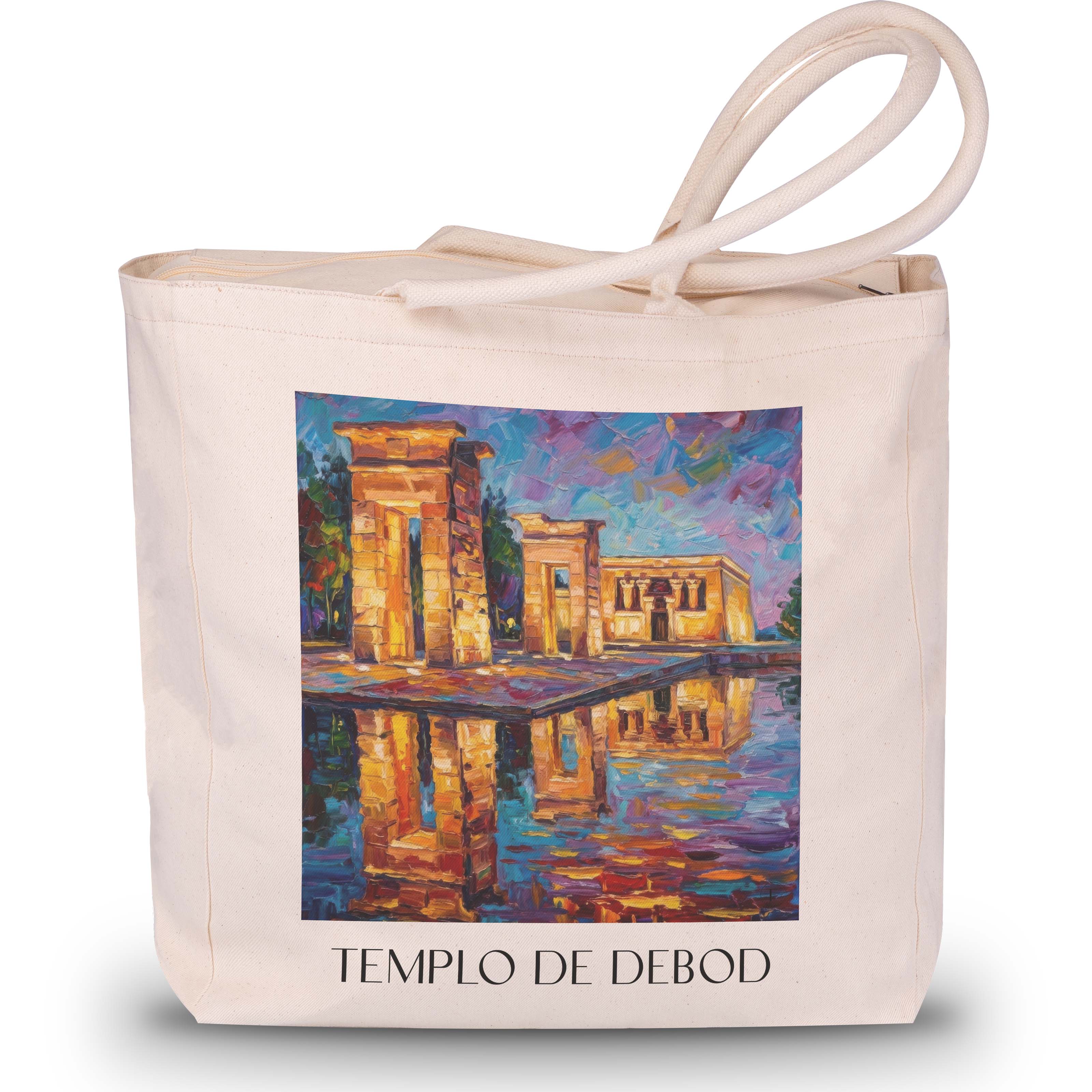 templo-de-debod-madrid-spanien-einkaufstasche-oil-painting-oelgemaelde