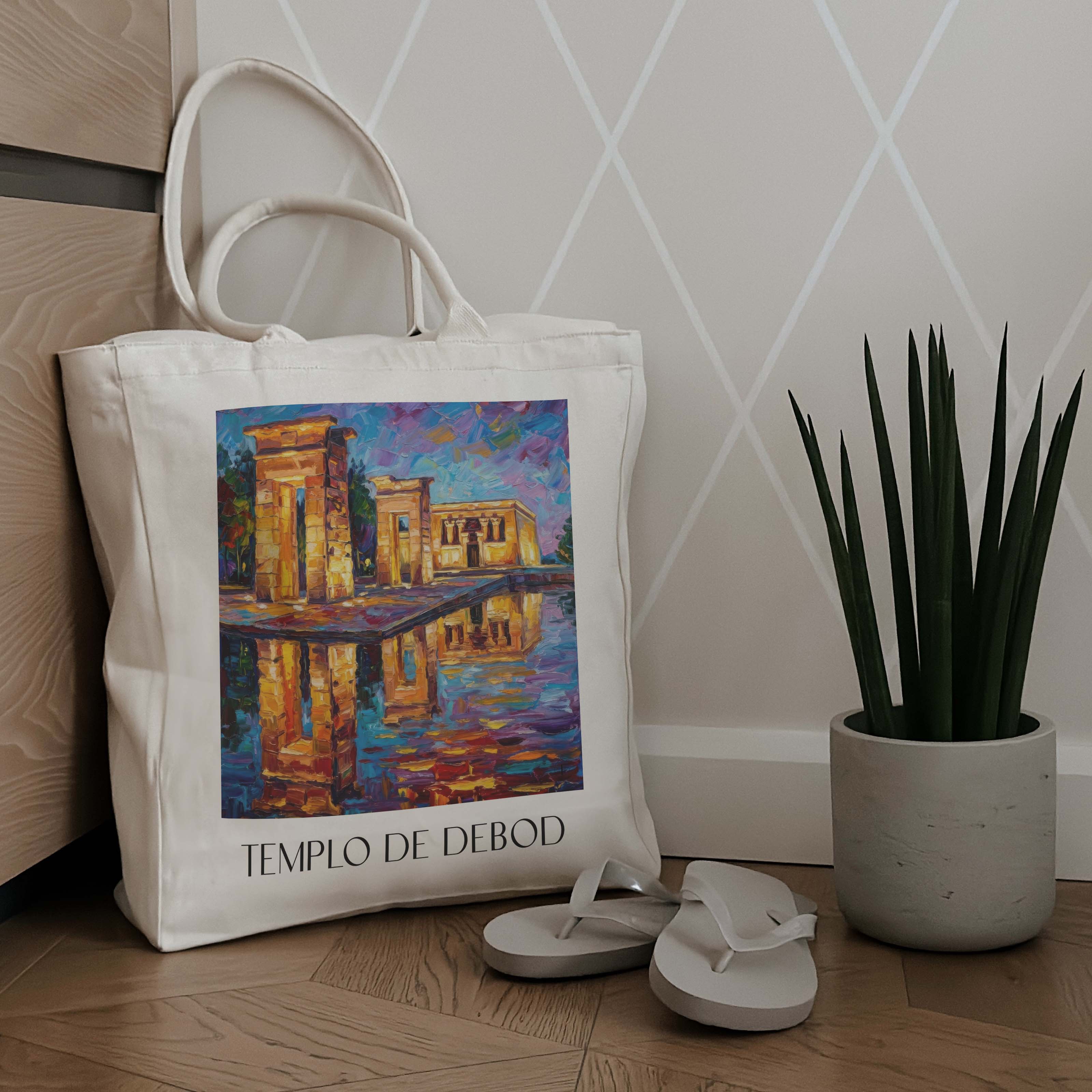 templo-de-debod-madrid-spanien-einkaufstasche-oil-painting-oelgemaelde