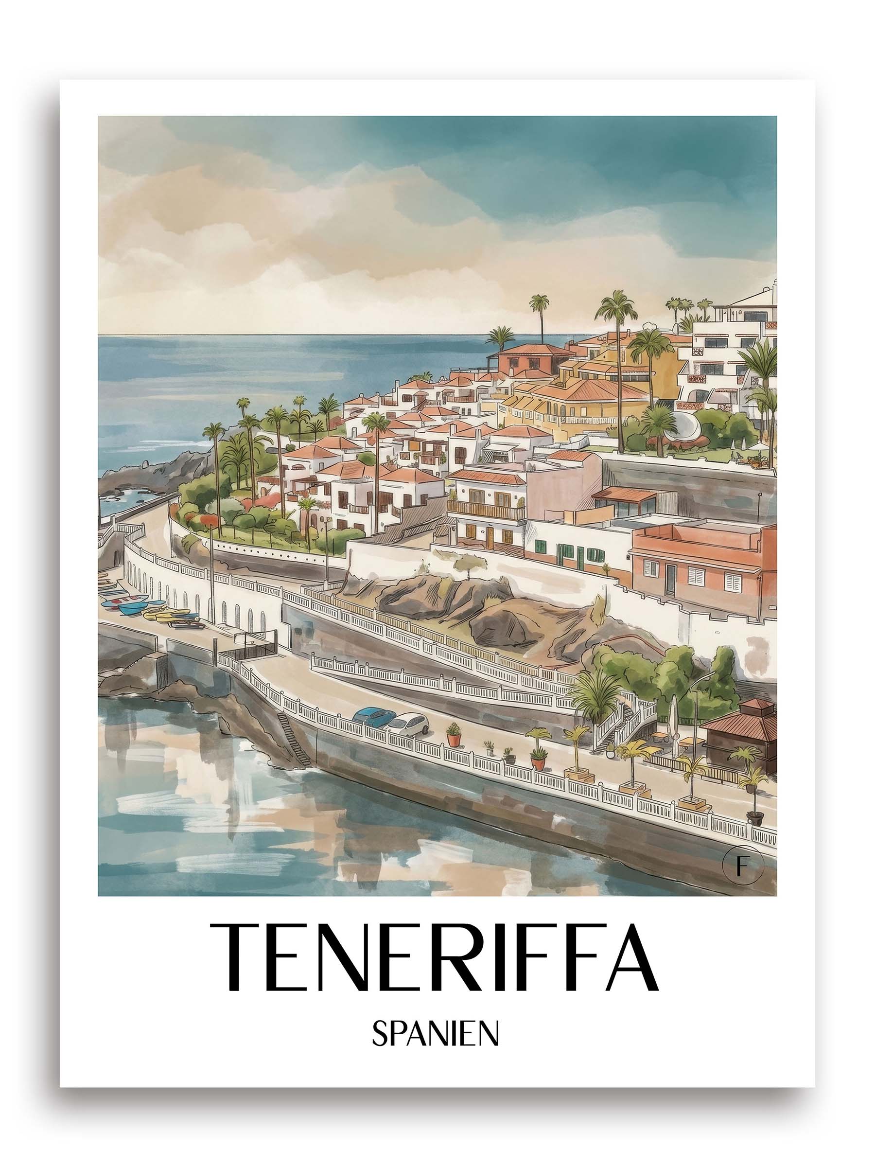 teneriffa-spanien-spanien-poster-aquarell