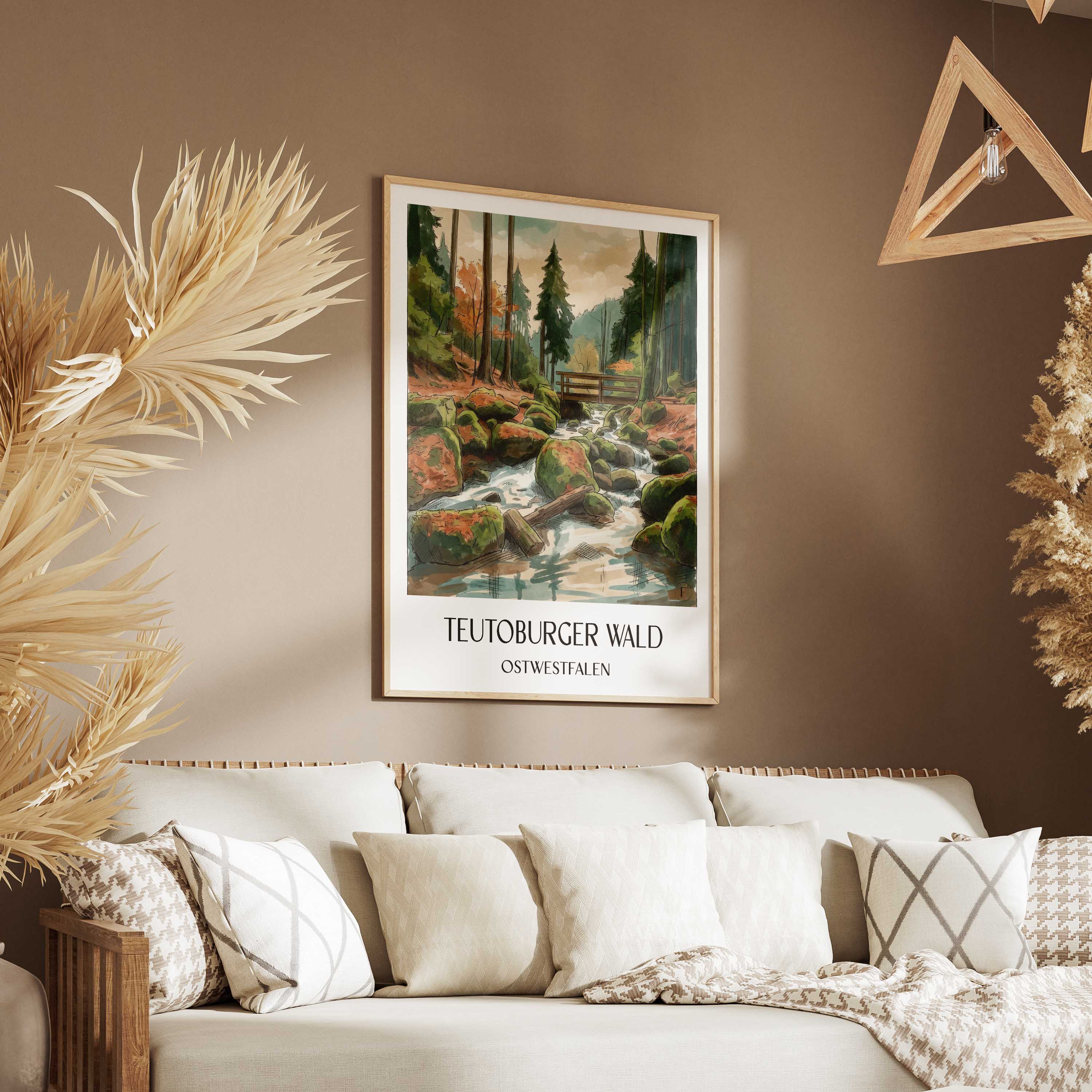 teutoburger-wald-ostwestfalen-deutschland-poster-aquarell