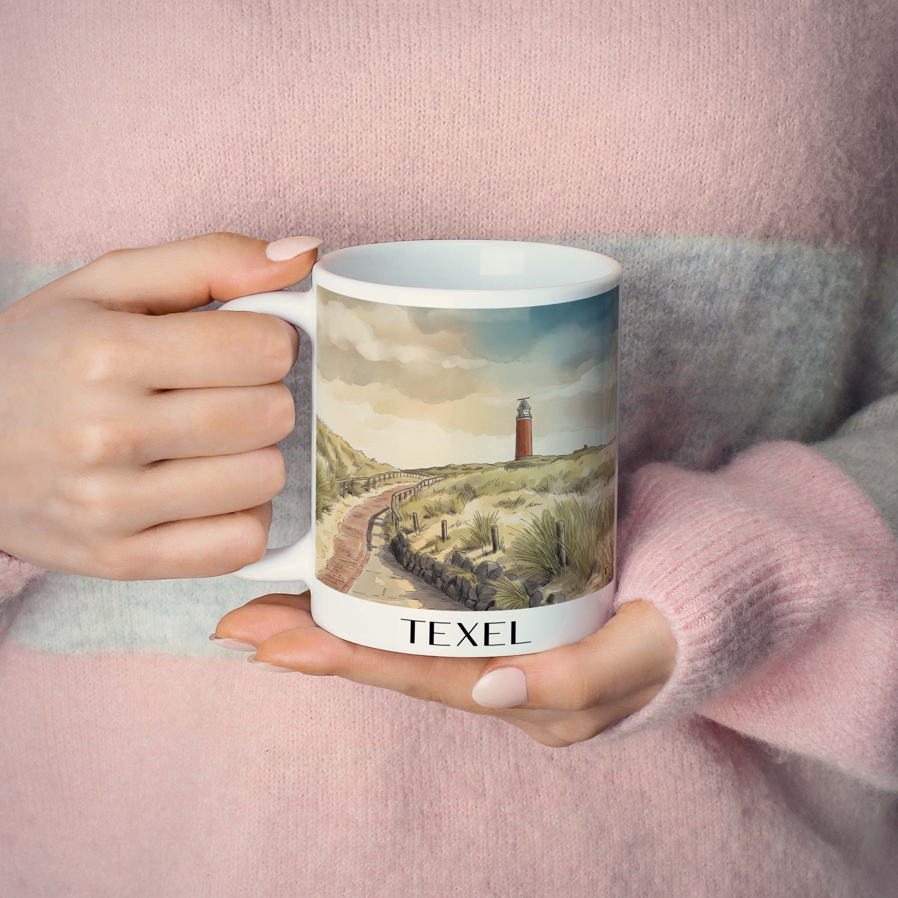 texel-niederlande-kaffeebecher-aquarell