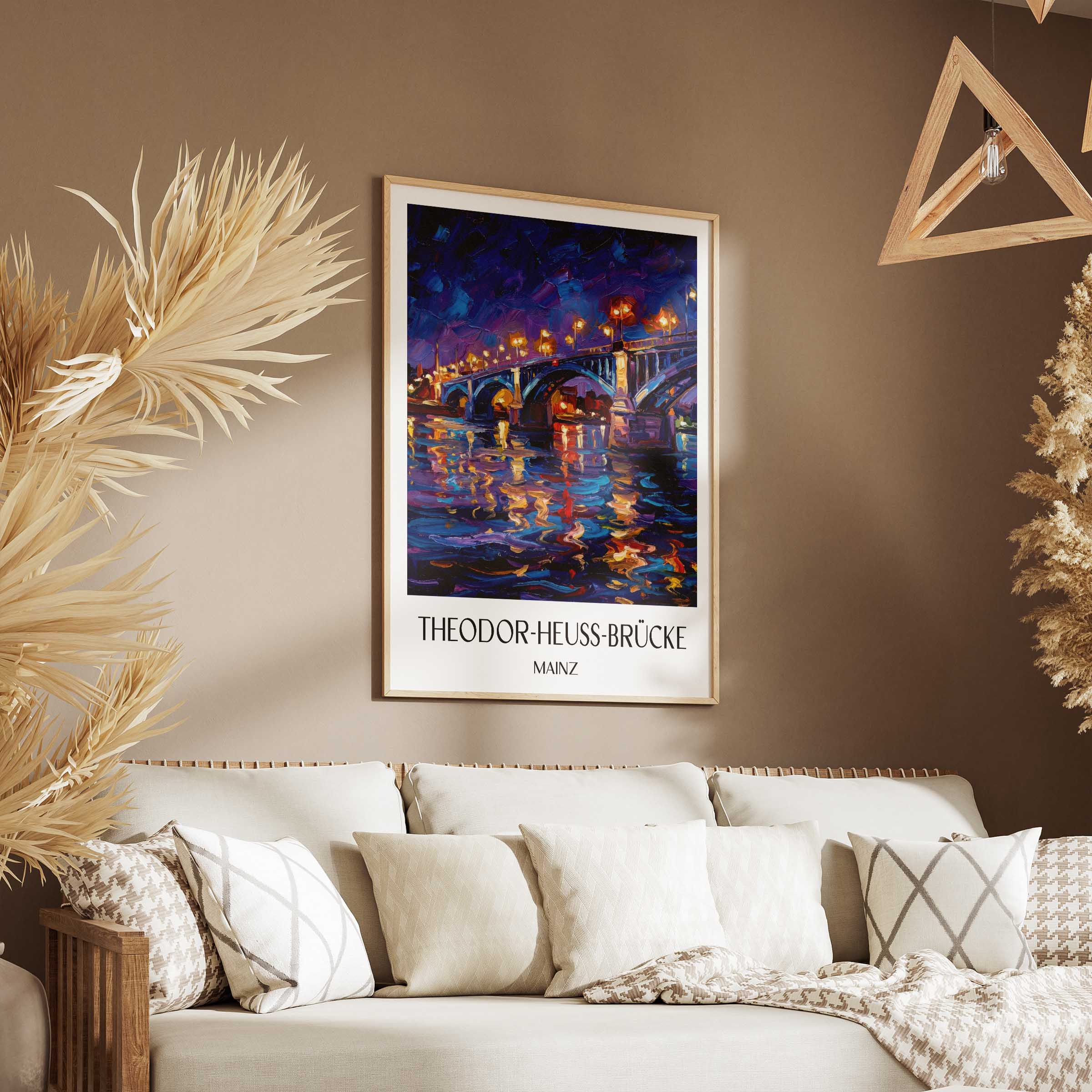 theodor-heuss-brücke-mainz-deutschland-poster-oil-painting-oelgemaelde