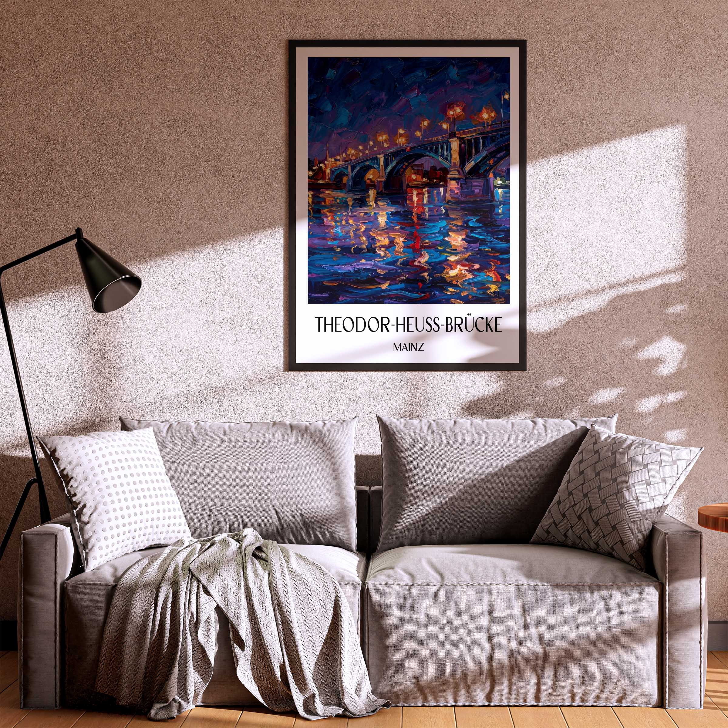theodor-heuss-brücke-mainz-deutschland-poster-oil-painting-oelgemaelde