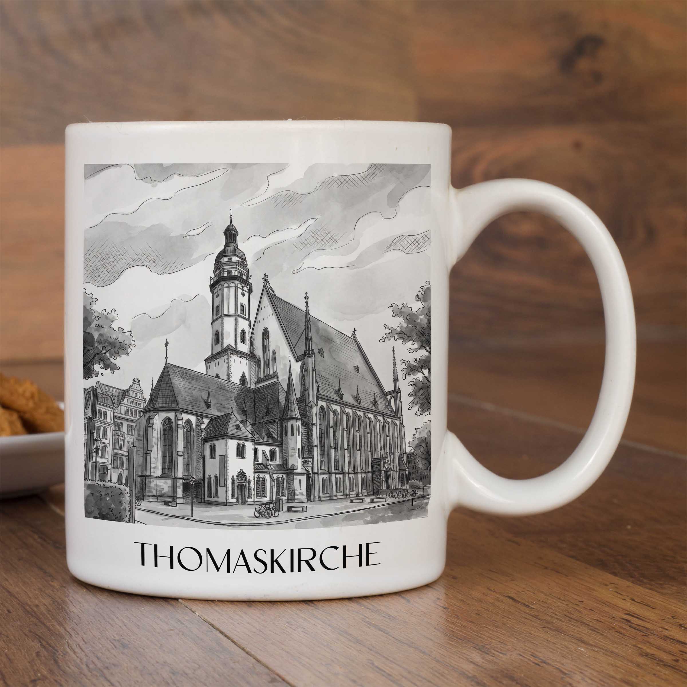 thomaskirche-leipzig-deutschland-kaffeebecher-aquarell-schwarz-weiss