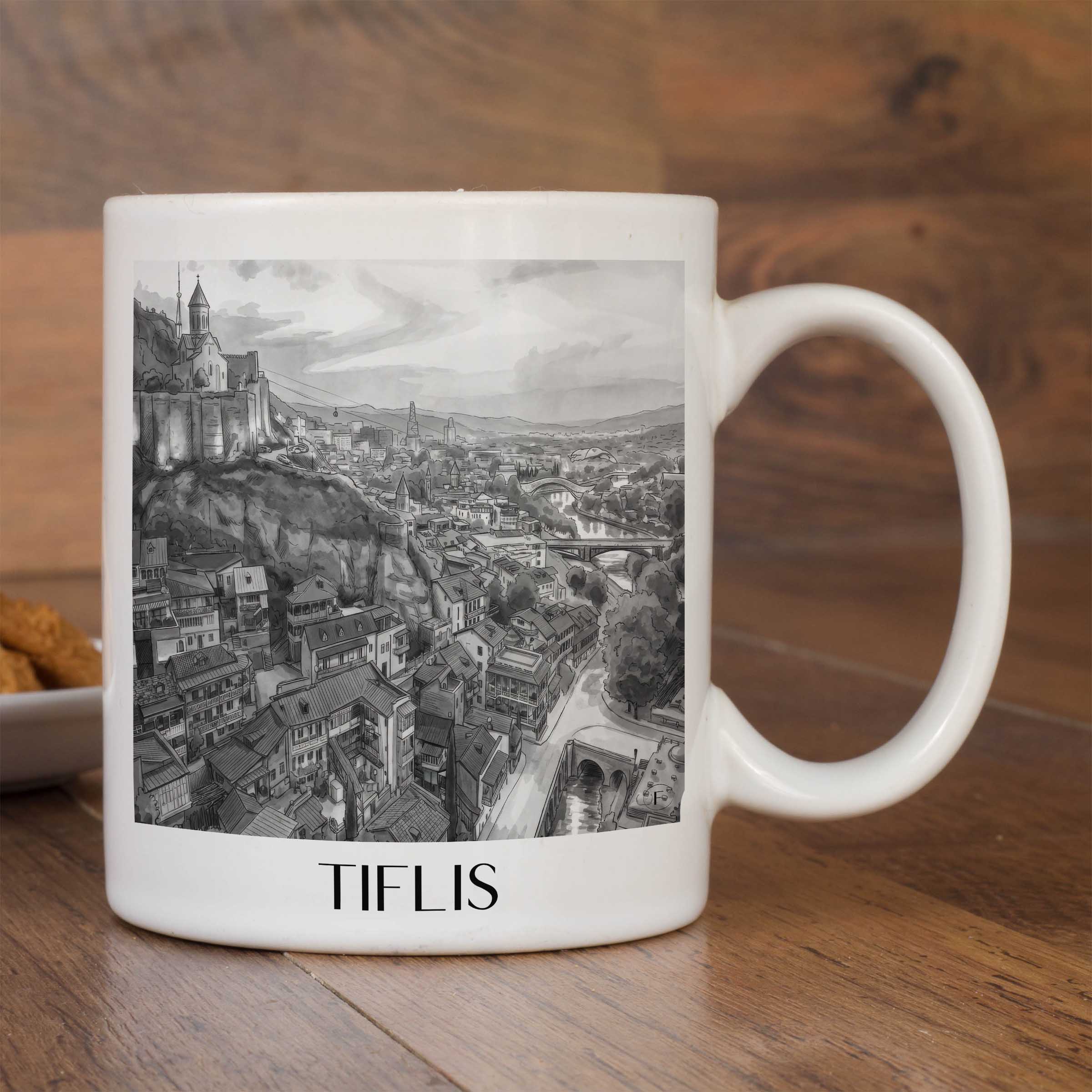 tiflis-georgien-kaffeebecher-aquarell-schwarz-weiss