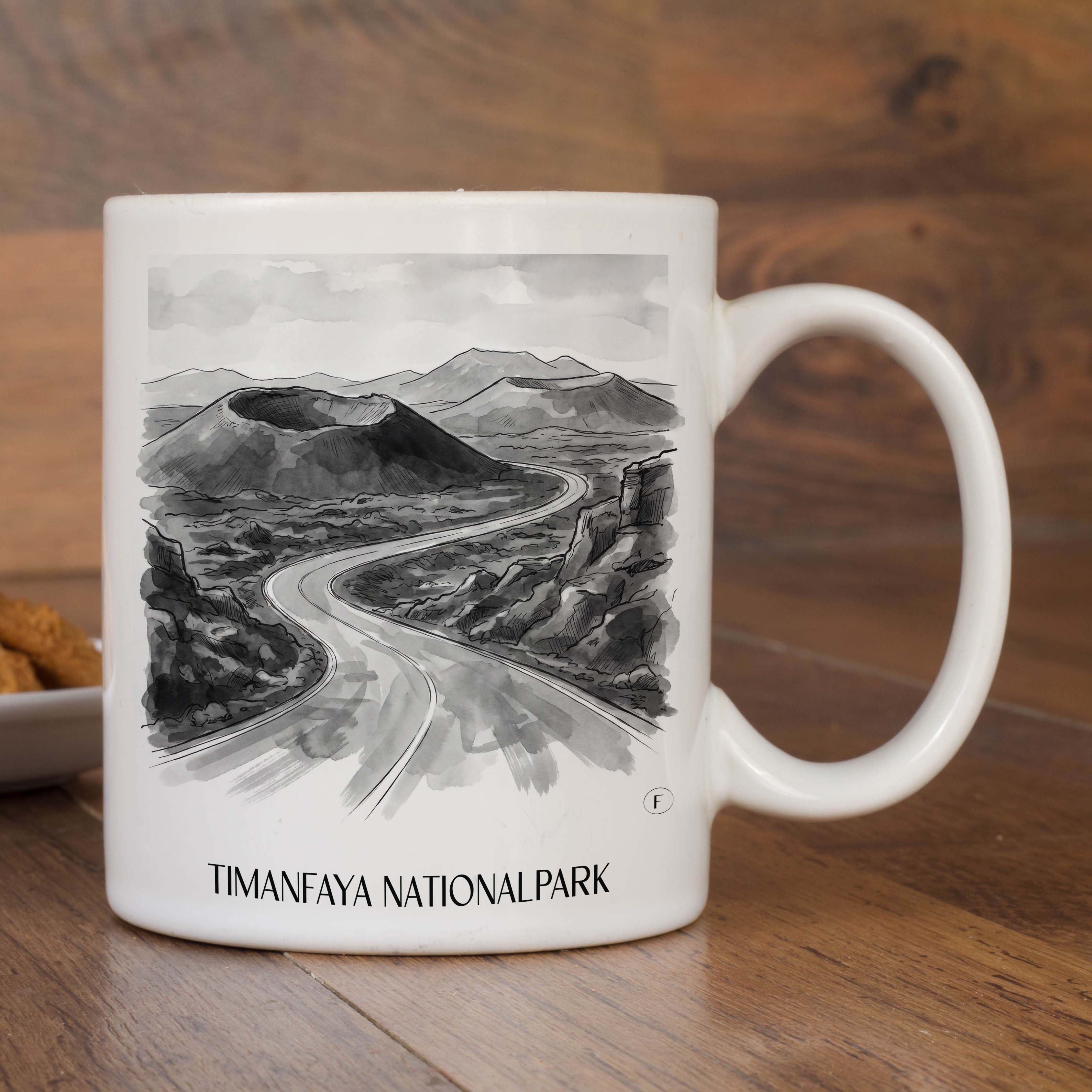 timanfaya-nationalpark-lanzarote-spanien-kaffeebecher-aquarell-schwarz-weiss