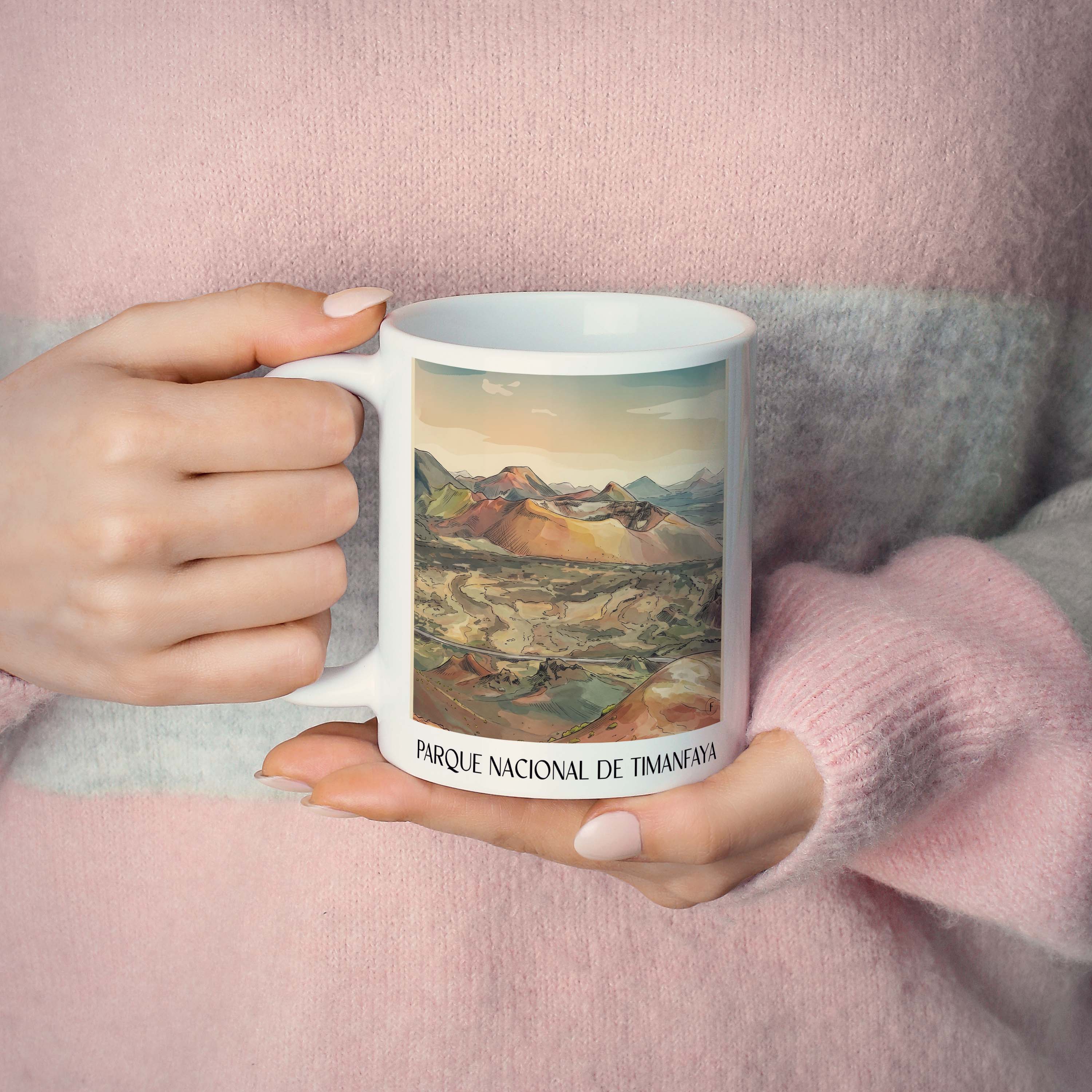 timanfaya-nationalpark-lanzarote-spanien-kaffeebecher-aquarell