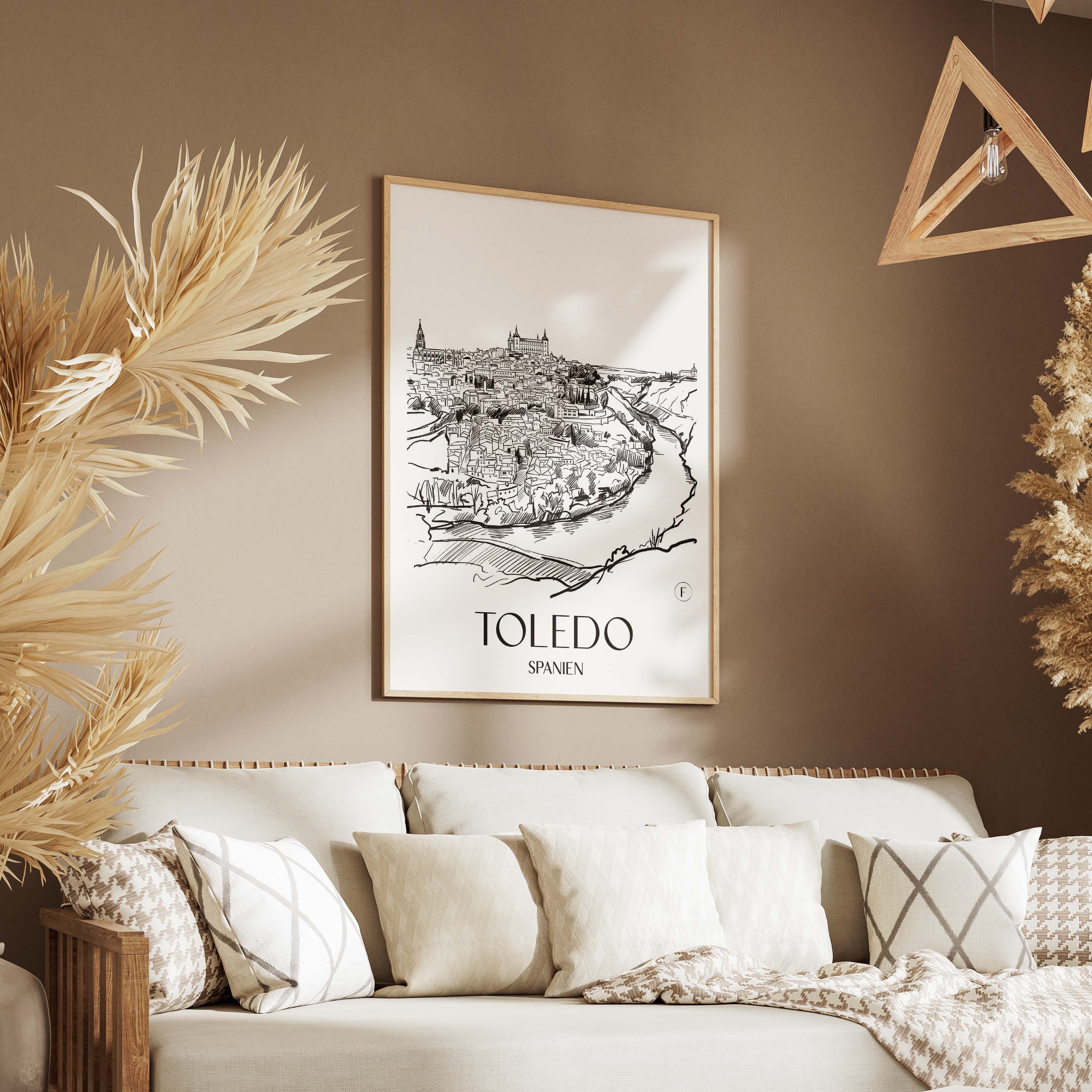 toledo-spanien-spanien-poster-skizze