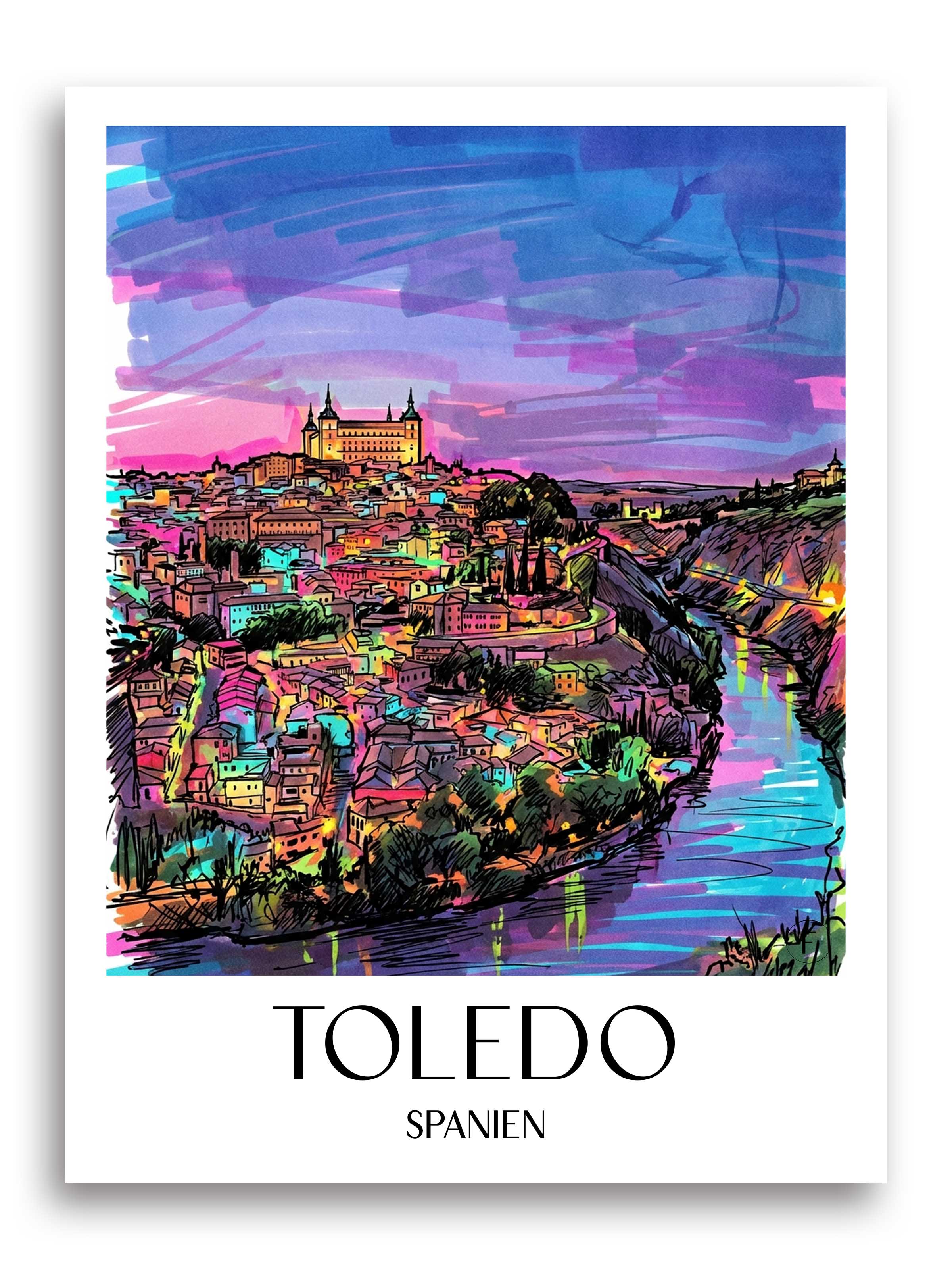 toledo-spanien-spanien-poster-graffiti