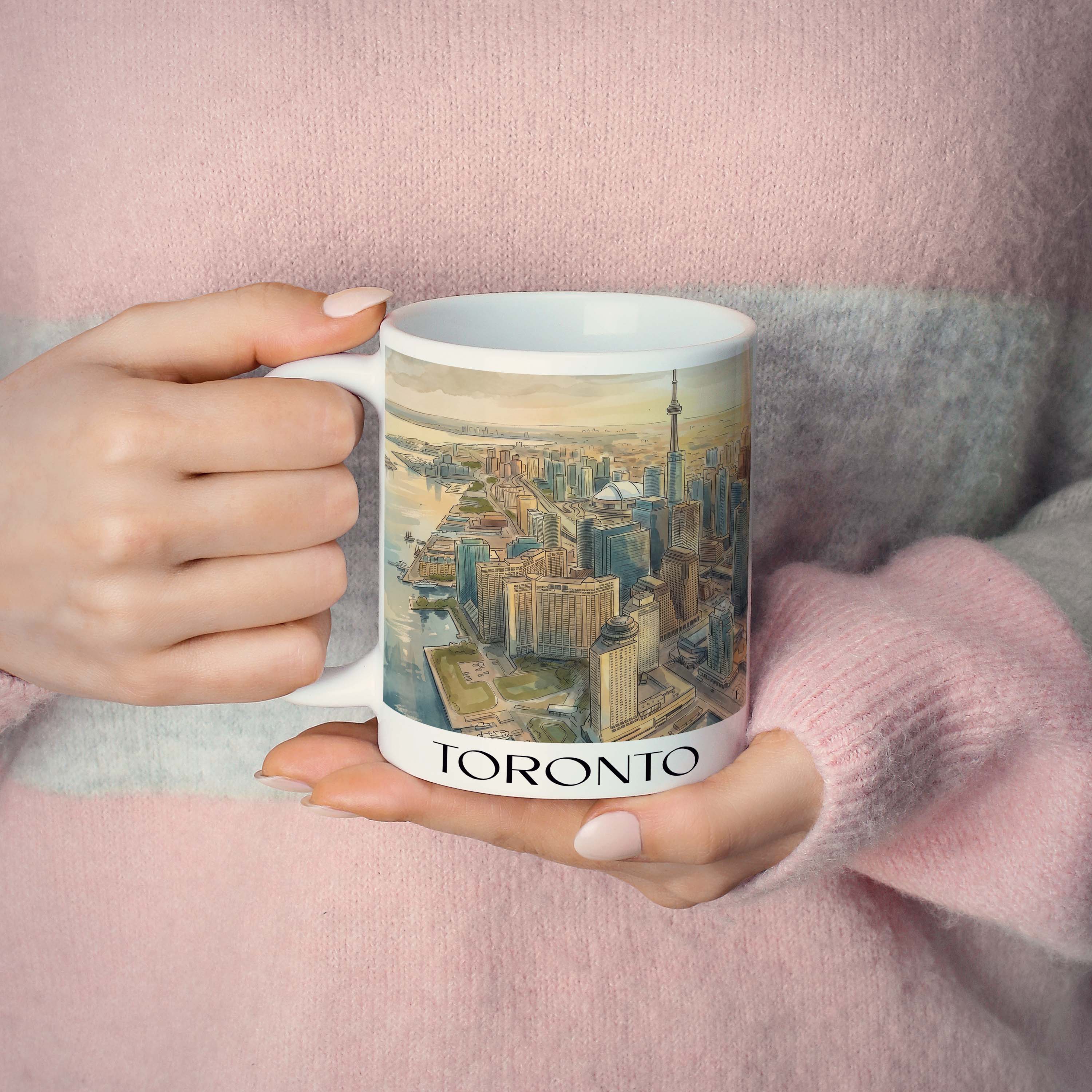 toronto-kanada-kaffeebecher-aquarell