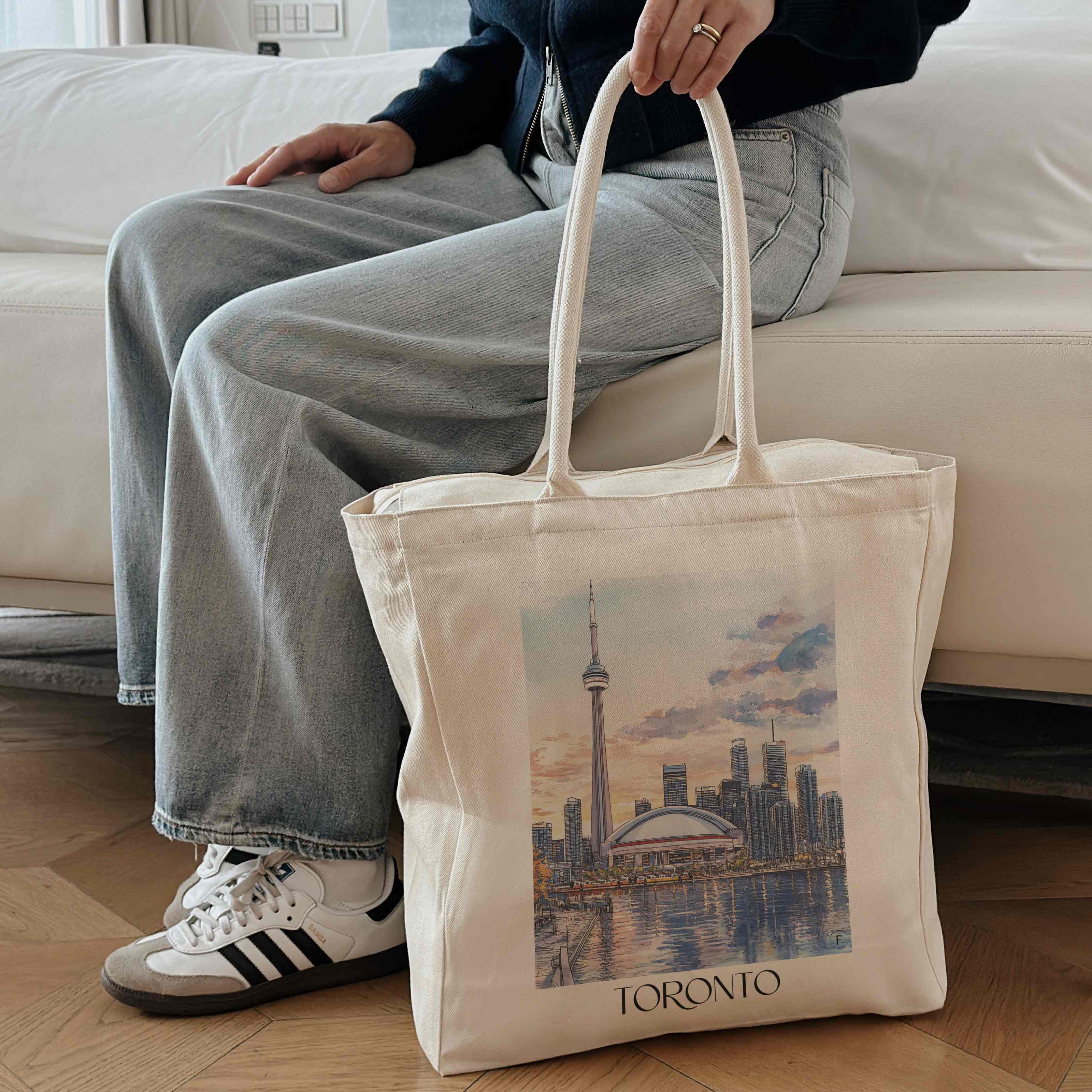 toronto-kanada-einkaufstasche-aquarell