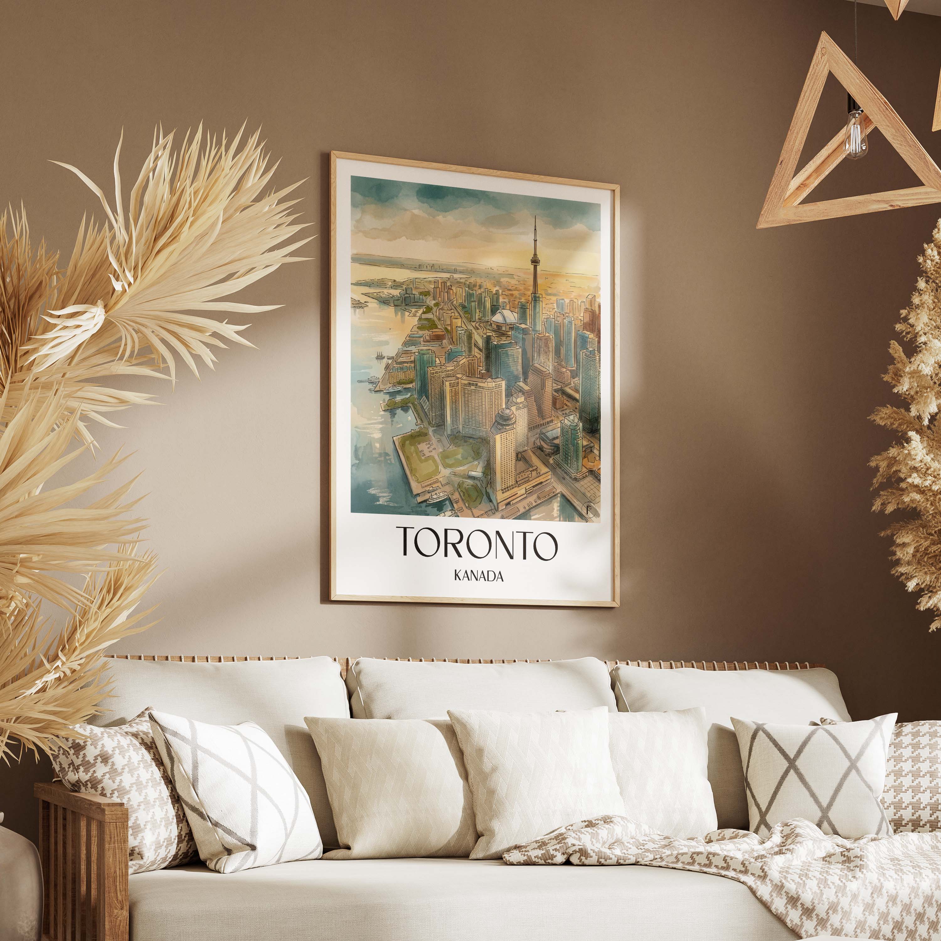 toronto-kanada-poster-aquarell