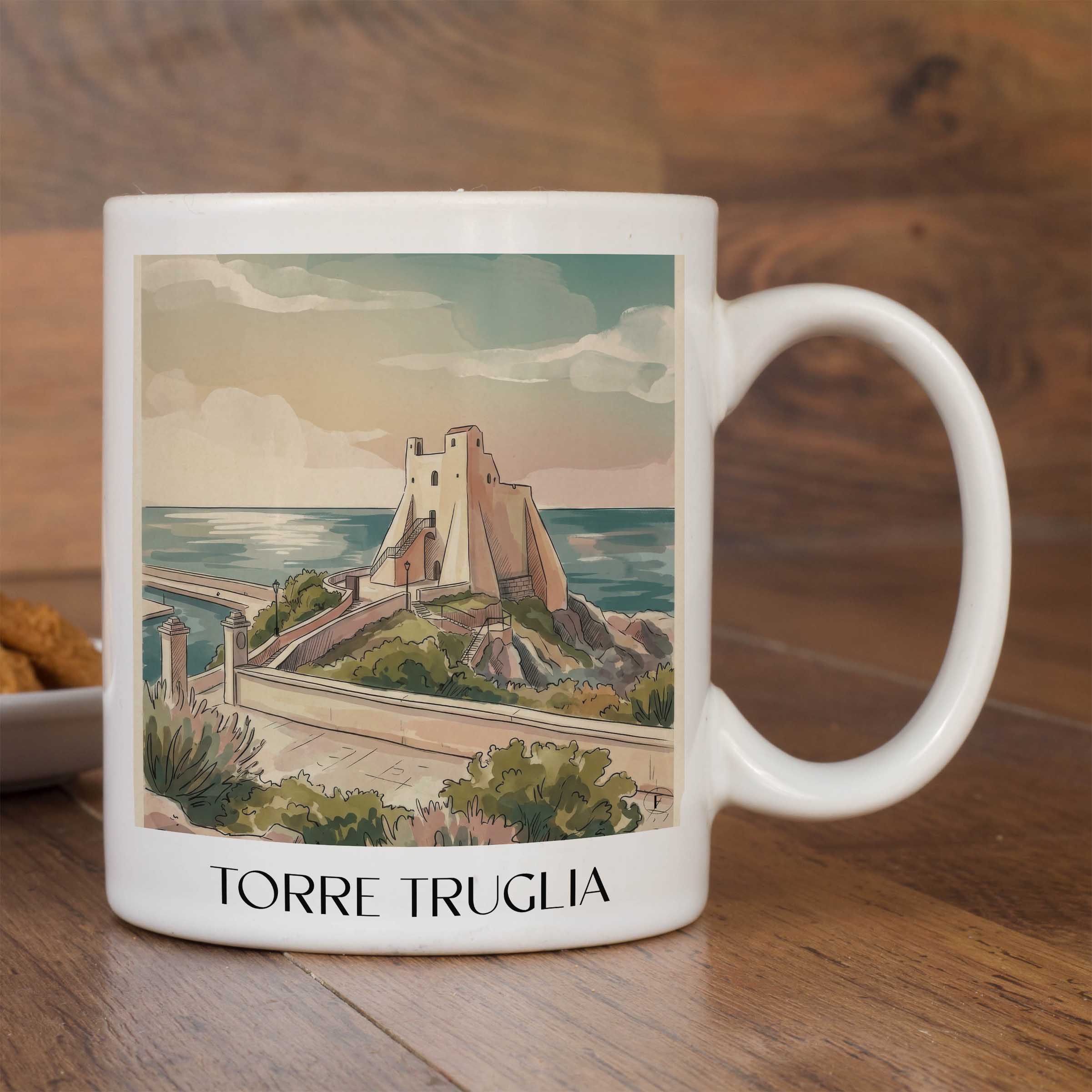 torre-truglia-sperlonga-italien-kaffeebecher-aquarell