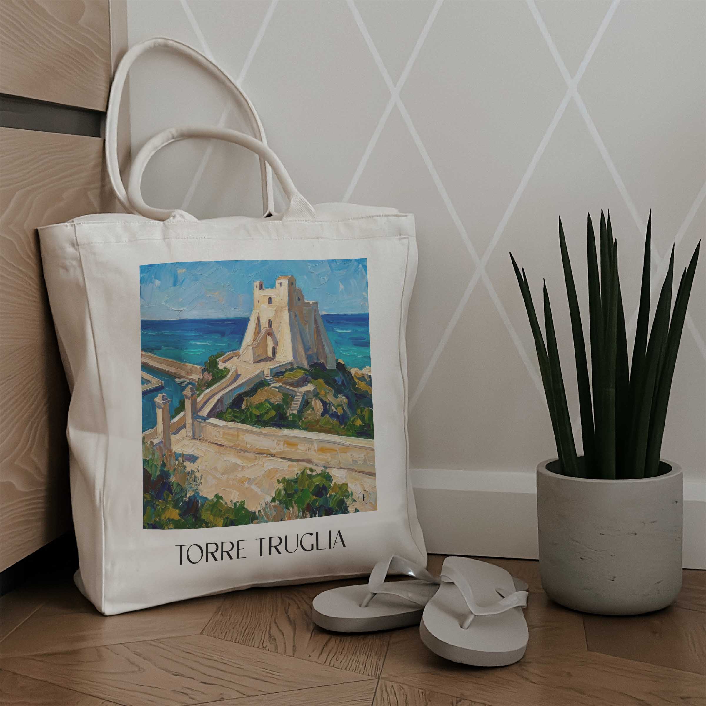 torre-truglia-sperlonga-italien-einkaufstasche-oil-painting-oelgemaelde