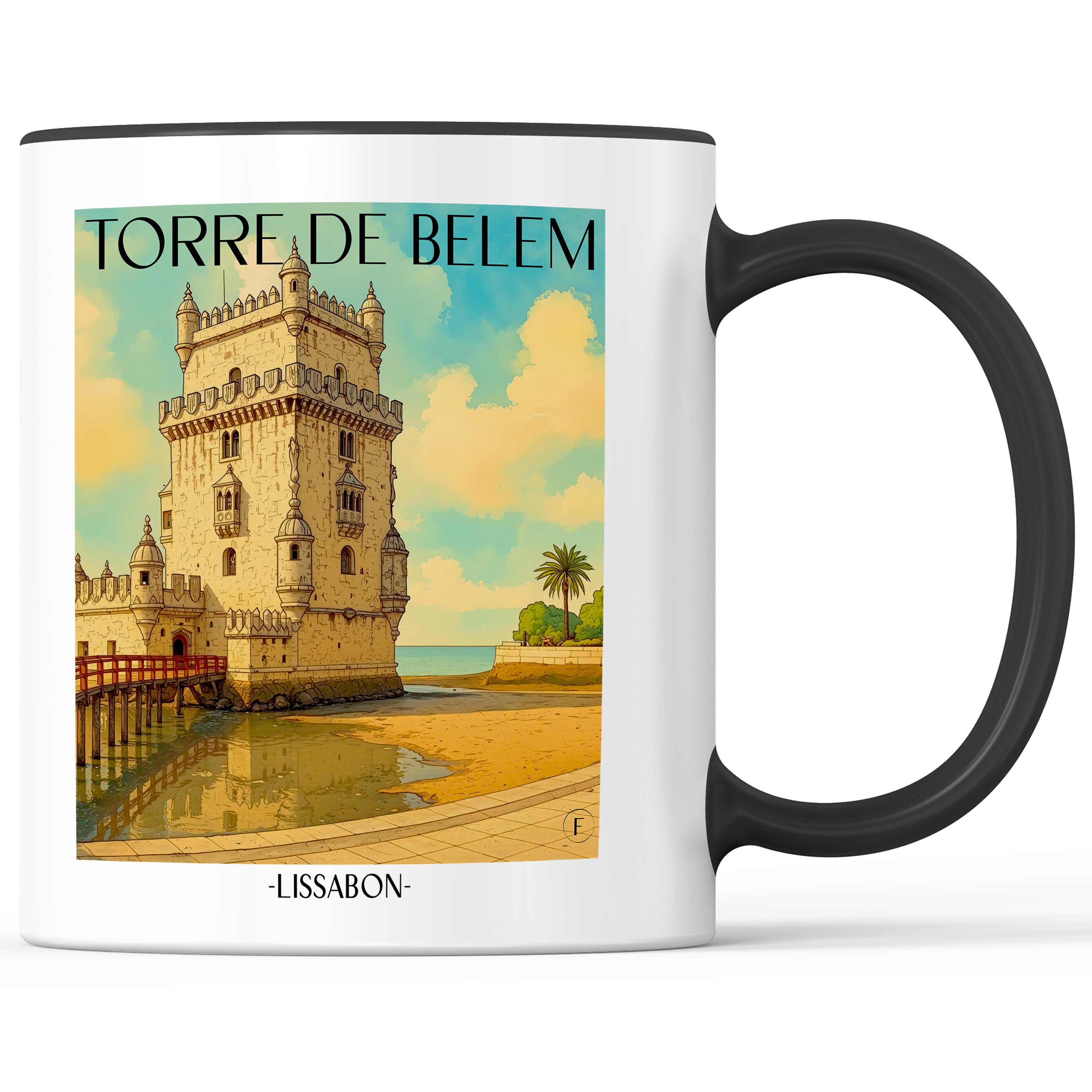 torre-de-belem-lissabon-portugal-einkaufstasche-aquarell