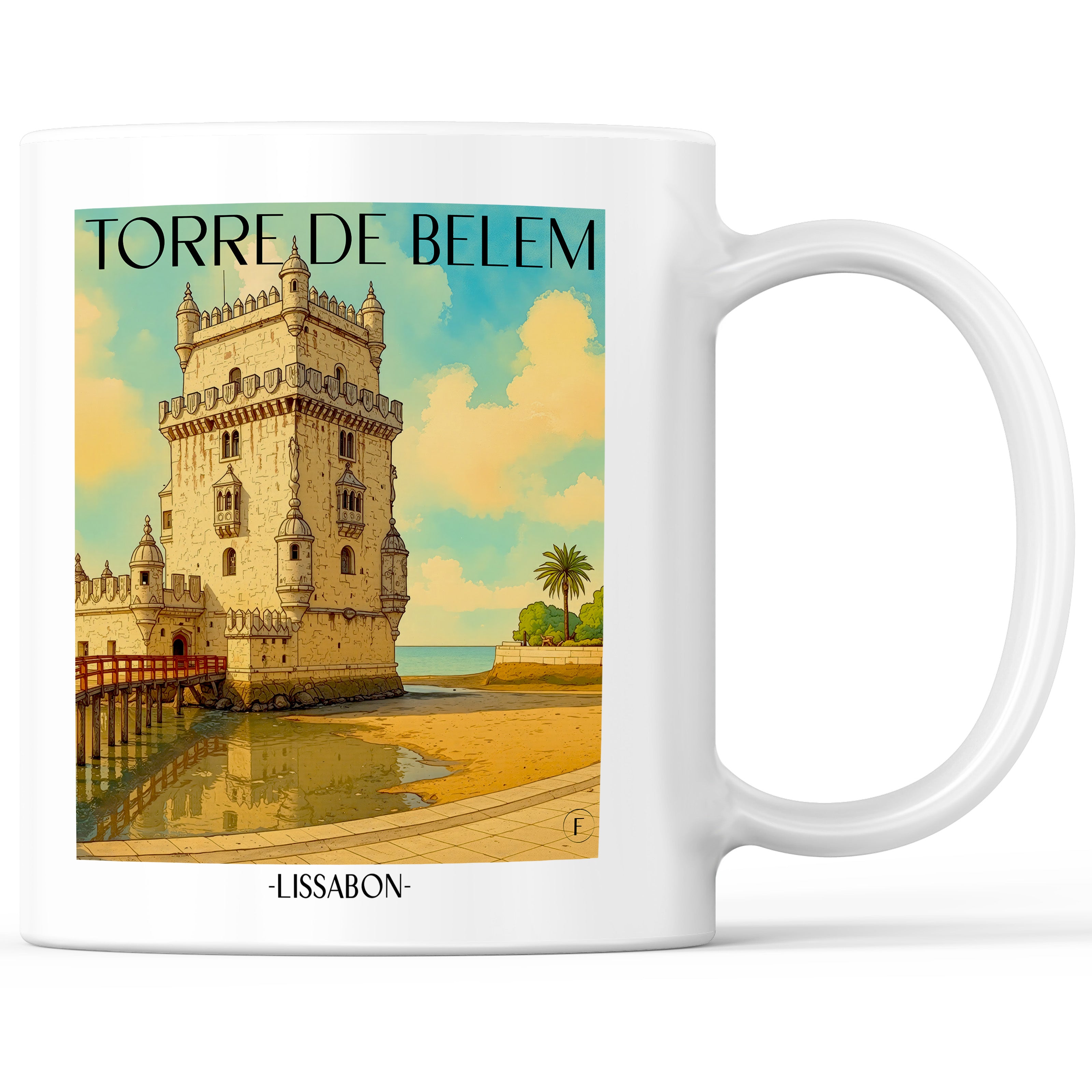 torre-de-belem-lissabon-portugal-einkaufstasche-aquarell
