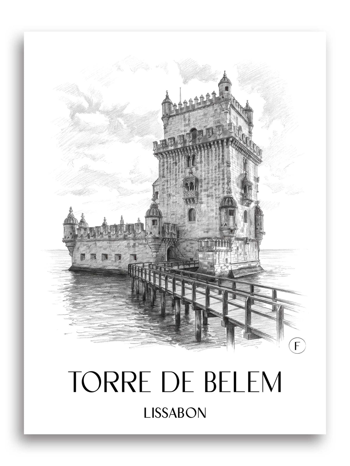 torre-de-belem-lissabon-portugal-poster-bleistift-zeichnung-drawing