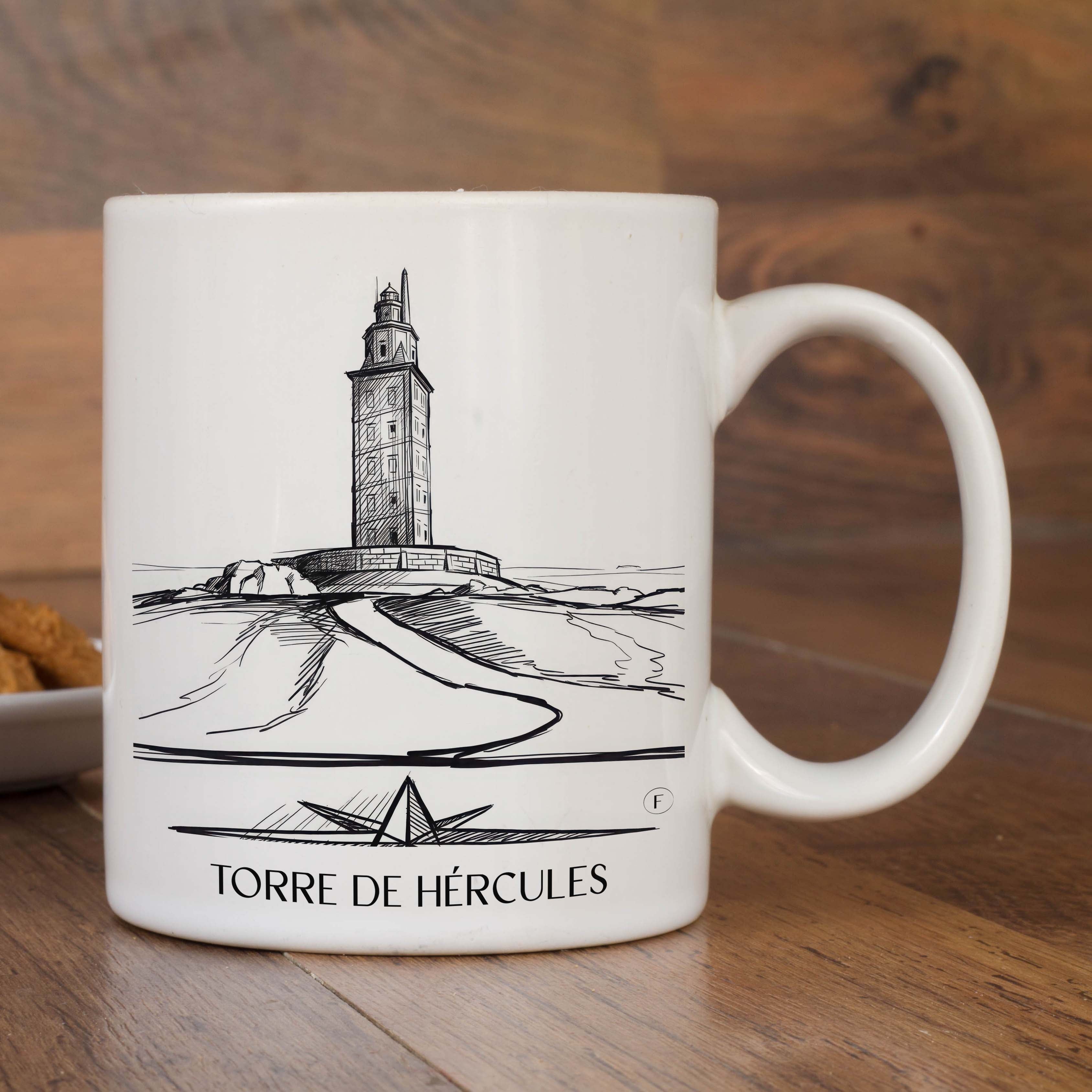 torre-de-hércules-a-coruña-spanien-kaffeebecher-skizze