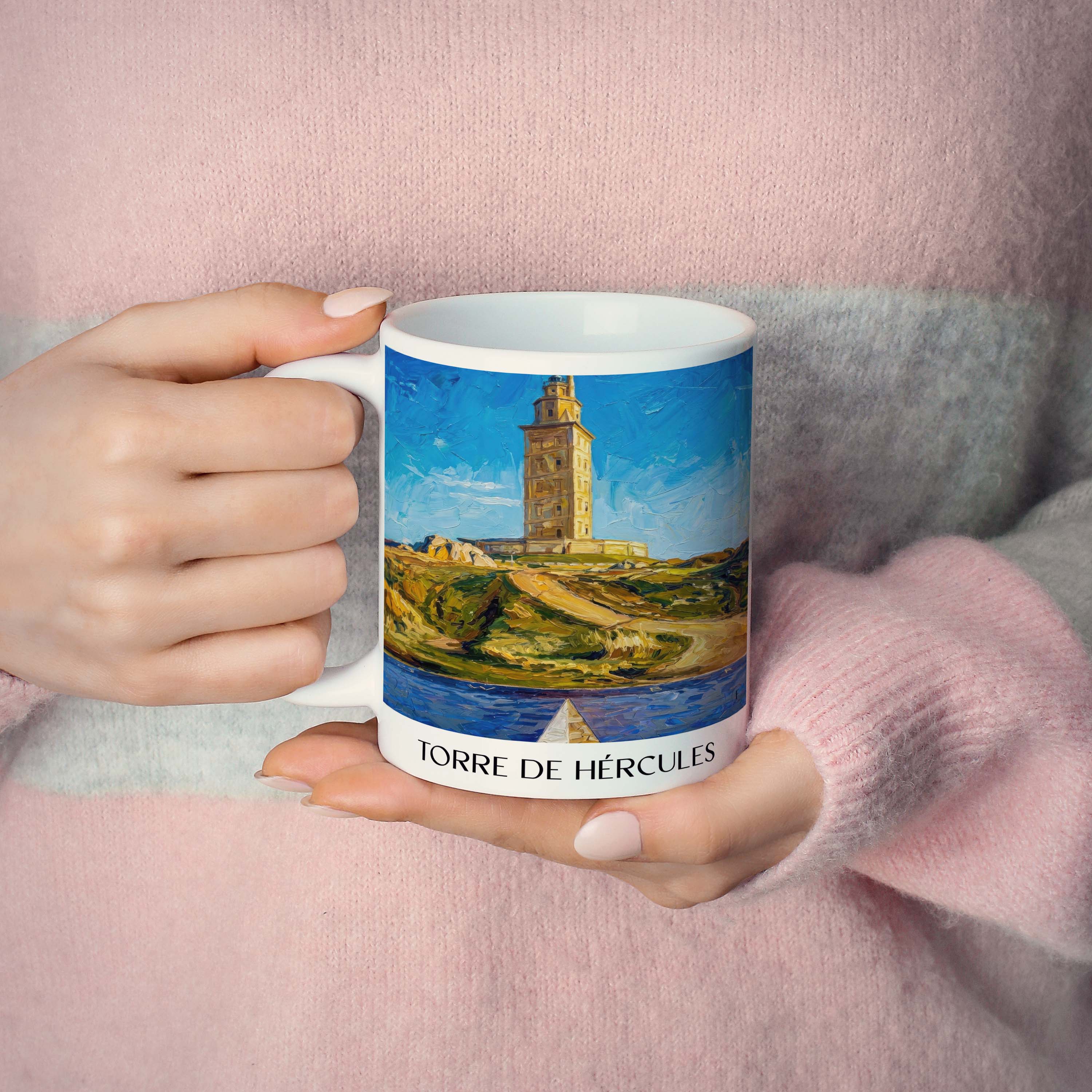 torre-de-hércules-a-coruña-spanien-kaffeebecher-oil-painting-oelgemaelde