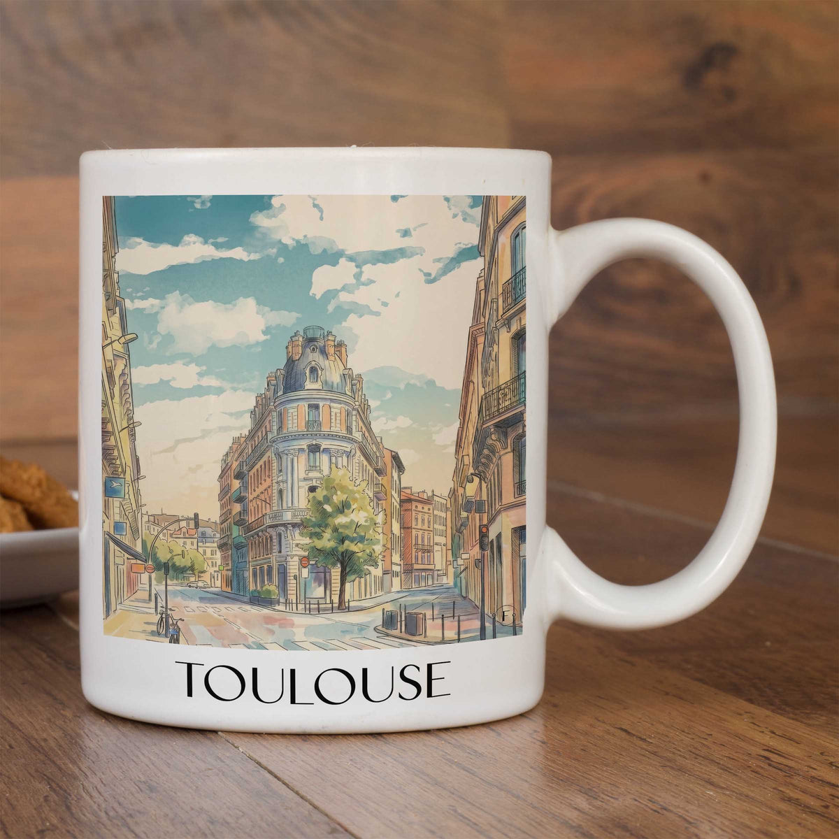 toulouse-okzitanien-frankreich-kaffeebecher-aquarell