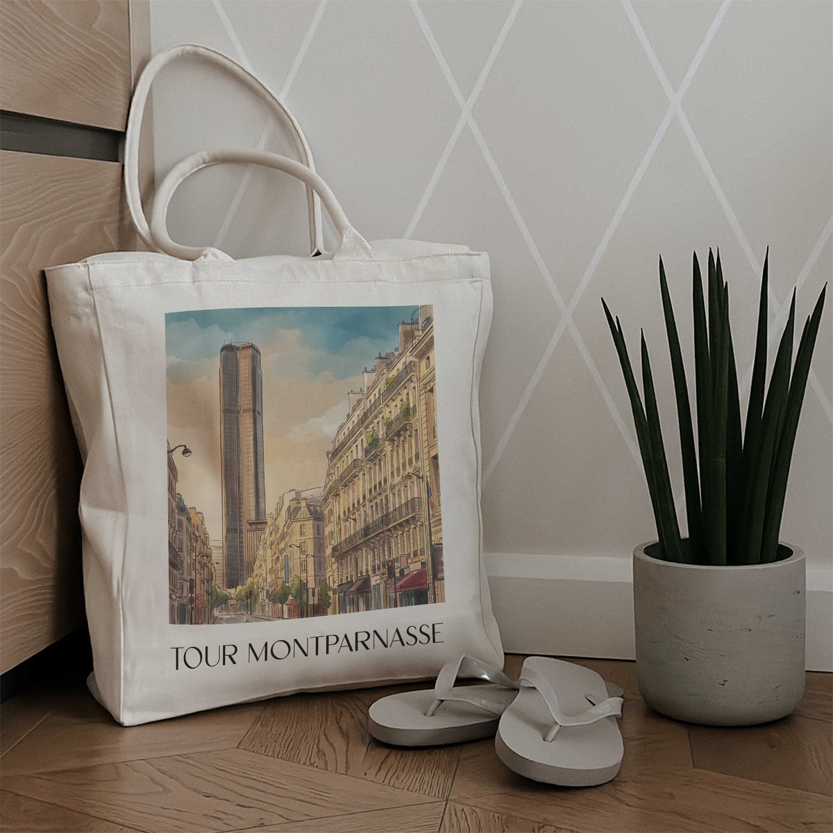 tour-montparnasse-paris-frankreich-einkaufstasche-aquarell