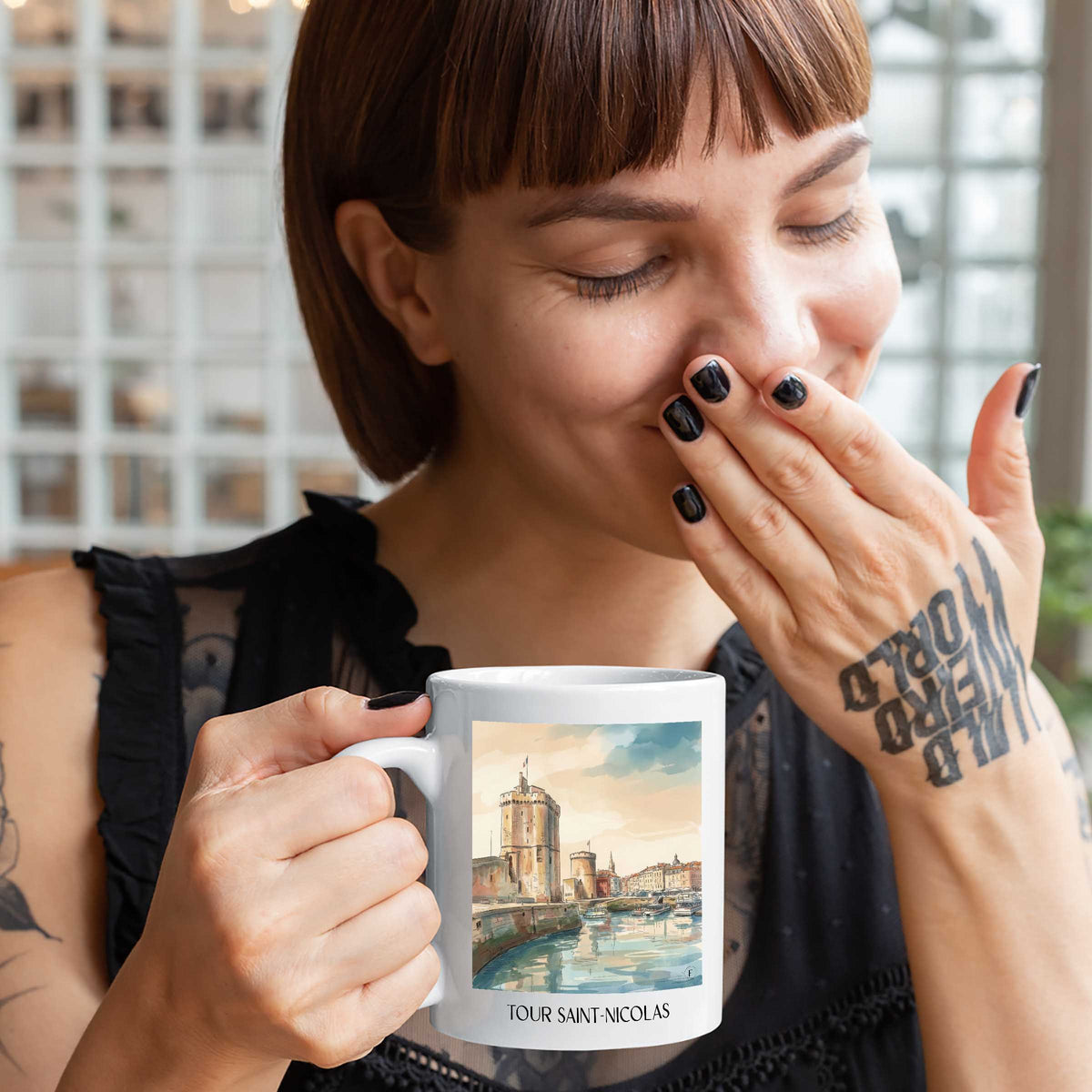 tour-saint-nicolas-la-rochelle-frankreich-kaffeebecher-aquarell
