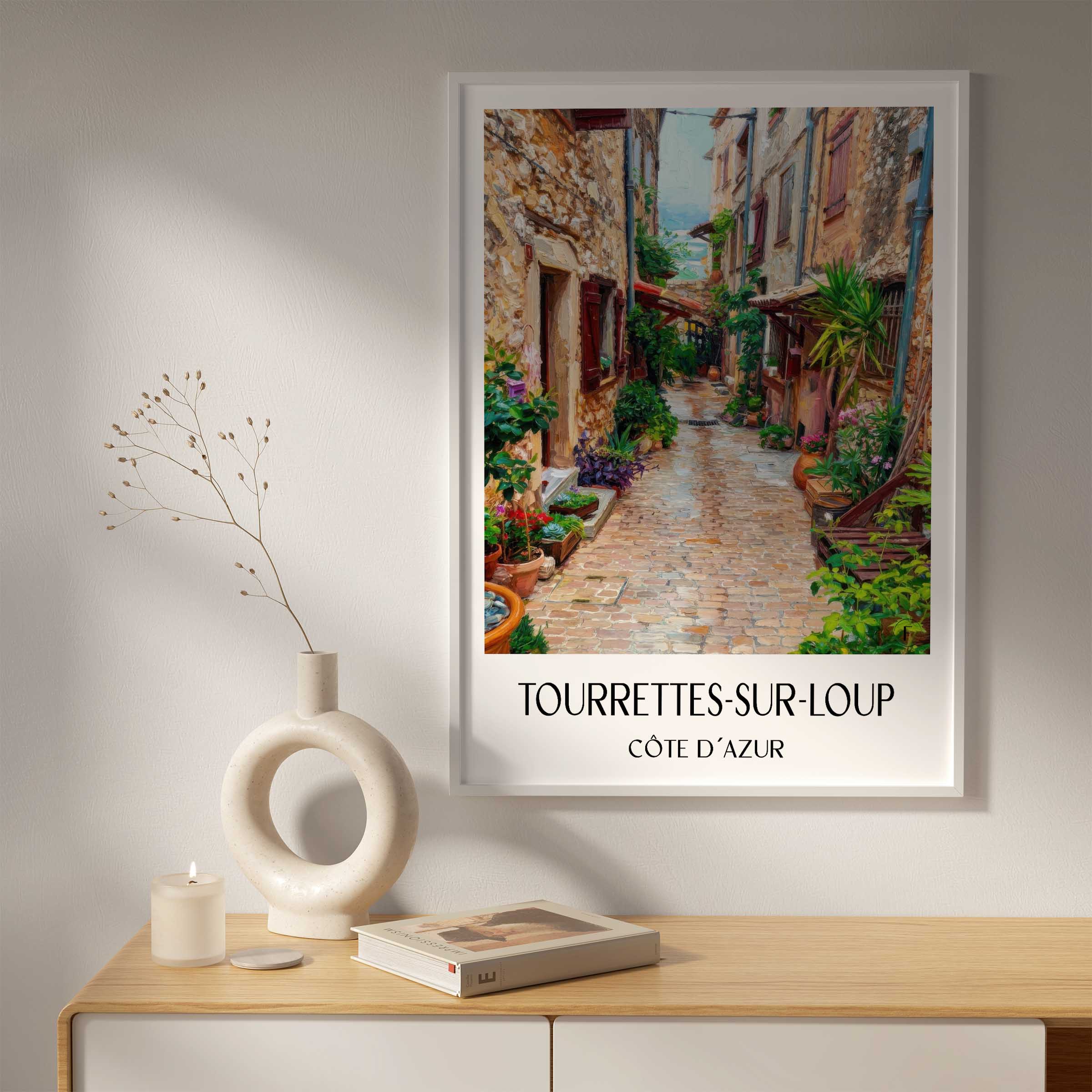 tourrettes-sur-loup-côte-d´azur-frankreich-poster-oil-painting-oelgemaelde