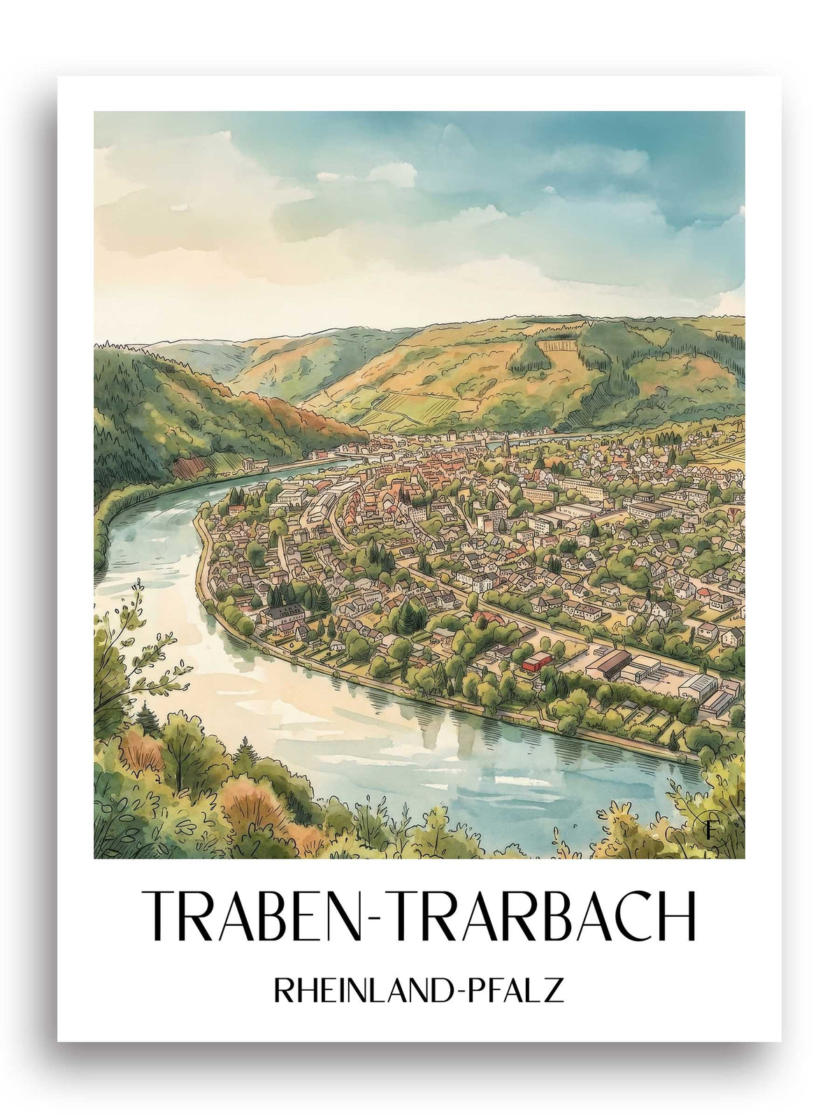 traben-trarbach-rheinland-pfalz-deutschland-poster-aquarell