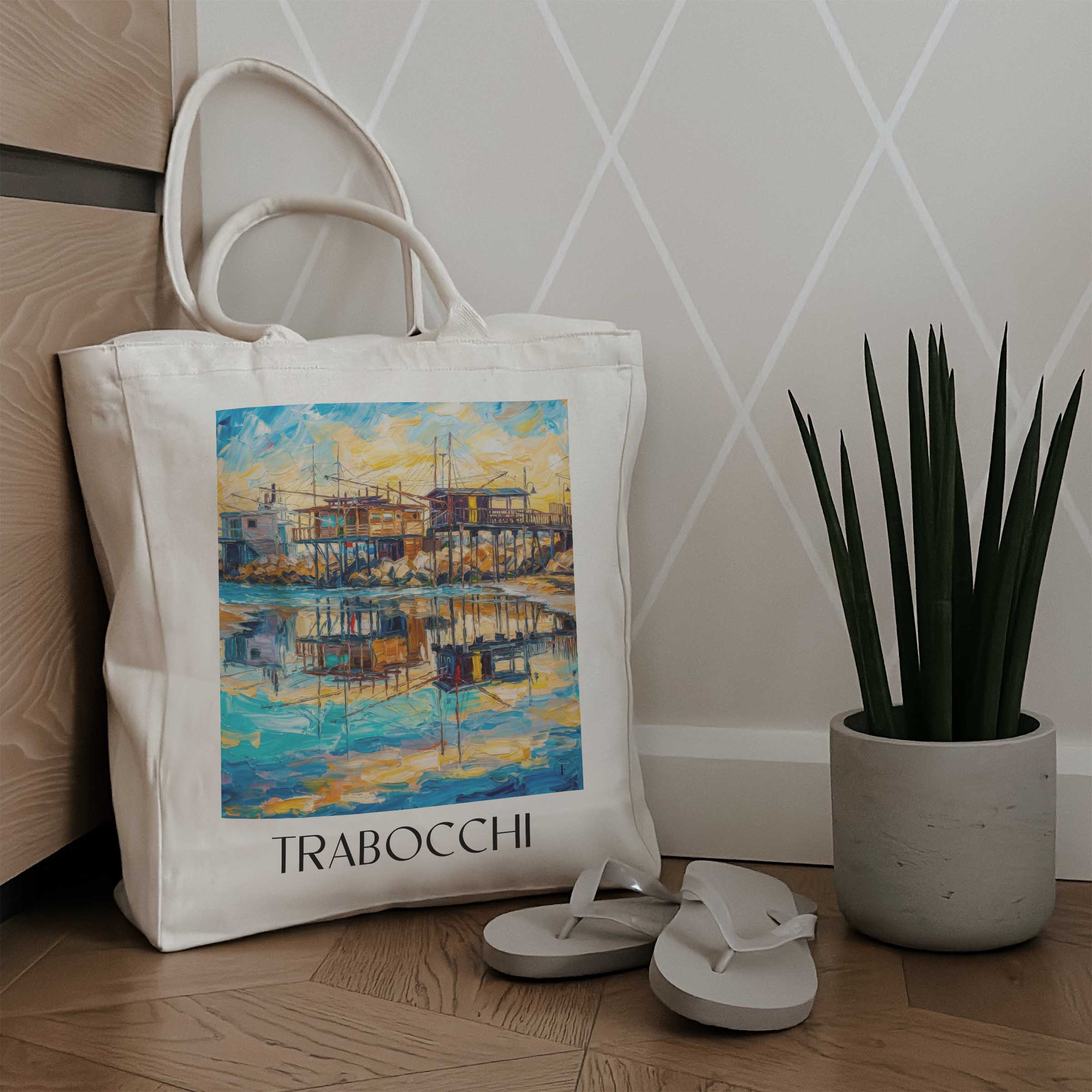 trabocchi--pescara-italien-einkaufstasche-oil-painting-oelgemaelde