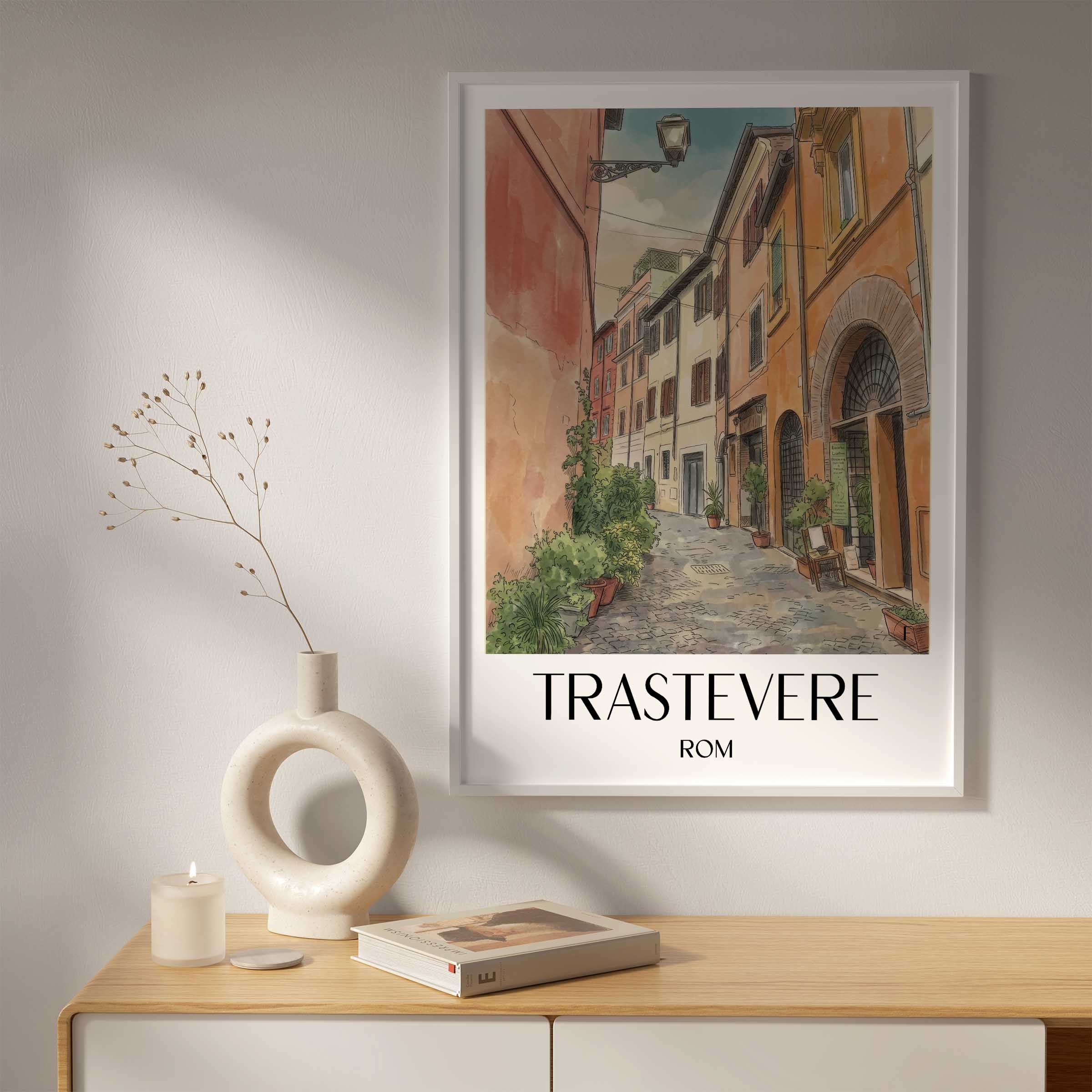 trastevere-rom-italien-poster-aquarell