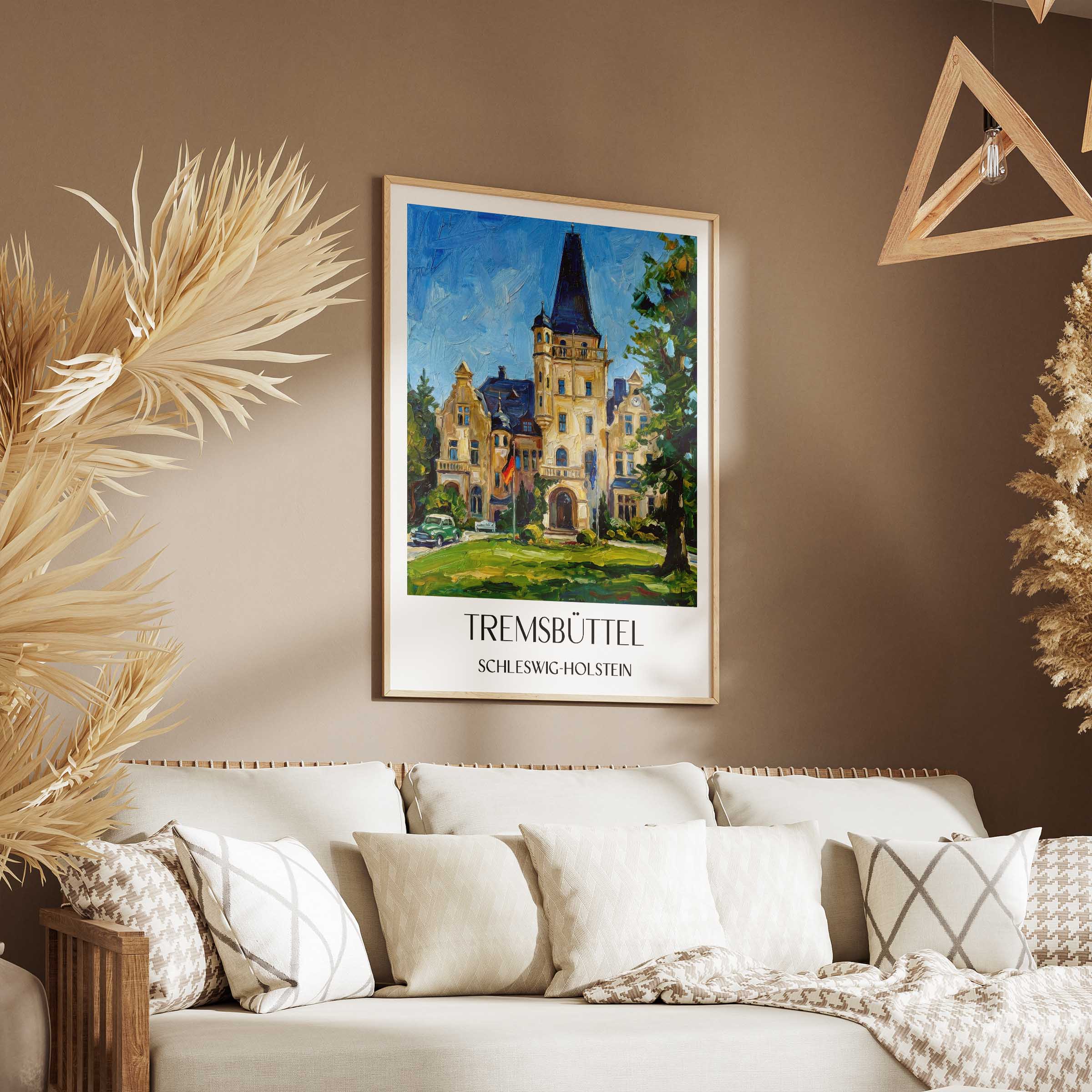 tremsbüttel-schleswig-holstein-deutschland-poster-oil-painting-oelgemaelde